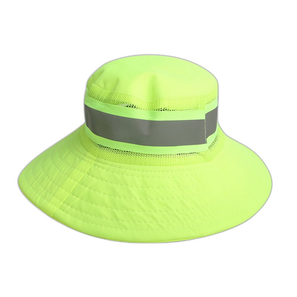 Hi-Vis Yellow Mesh Sun Hat