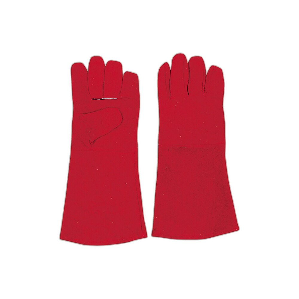 Red Canvas Work Gloves