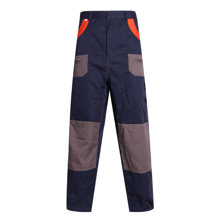 Navy Orange Work Pants