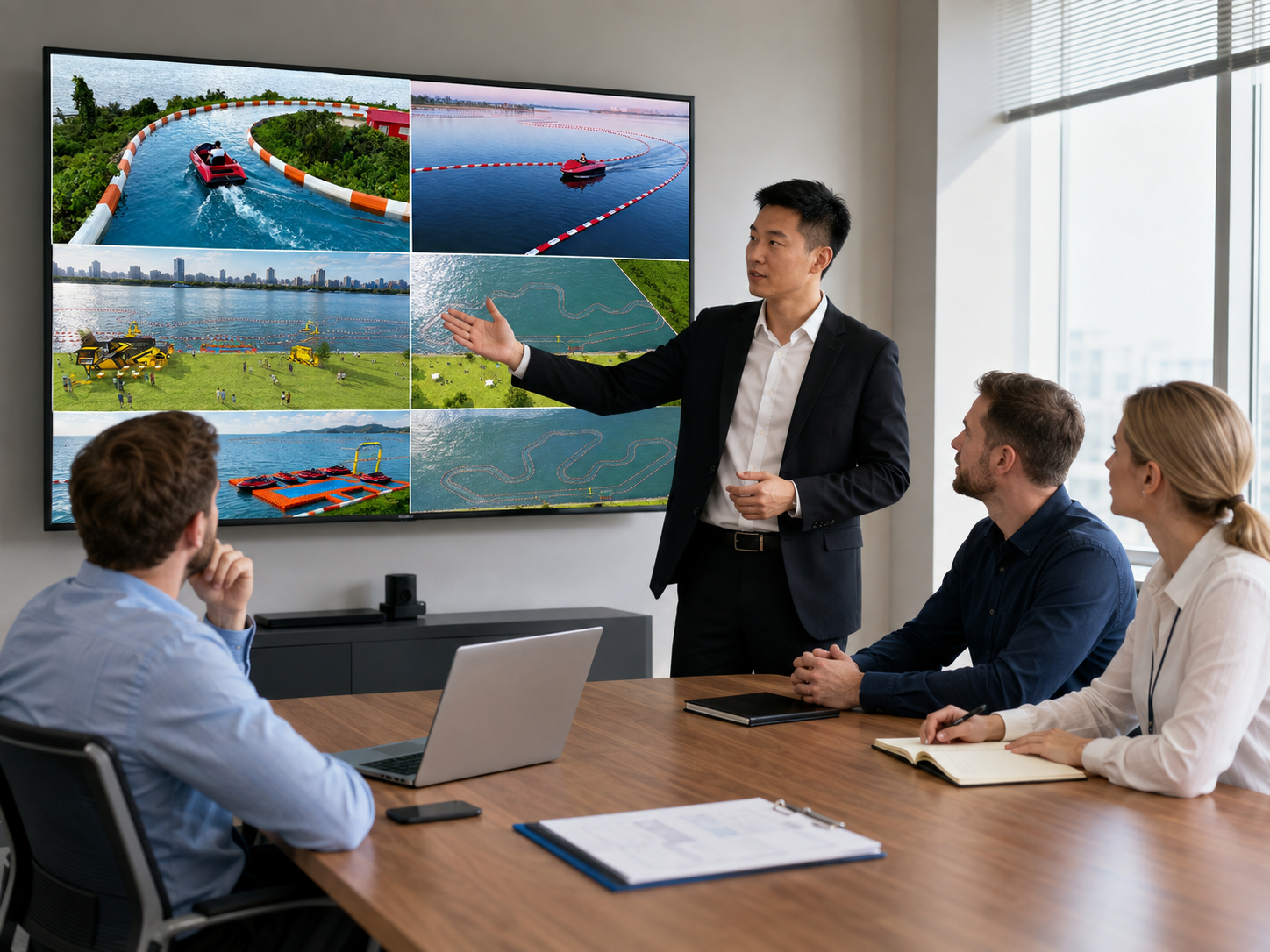 Kart venue market analysis dashboard with demand charts and revenue forecasts
