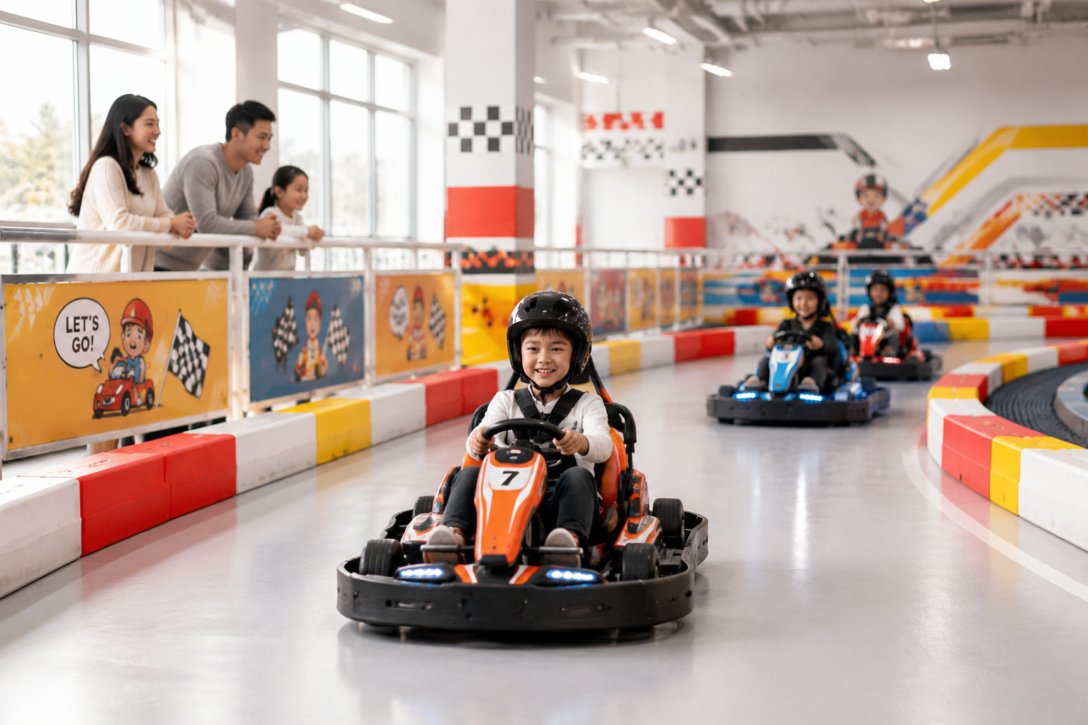 Changfeng Kart Changchun Eastern Auto City Go-Kart Venue Project in Changchun Eastern Auto City - Indoor Outdoor Karting Track Installation