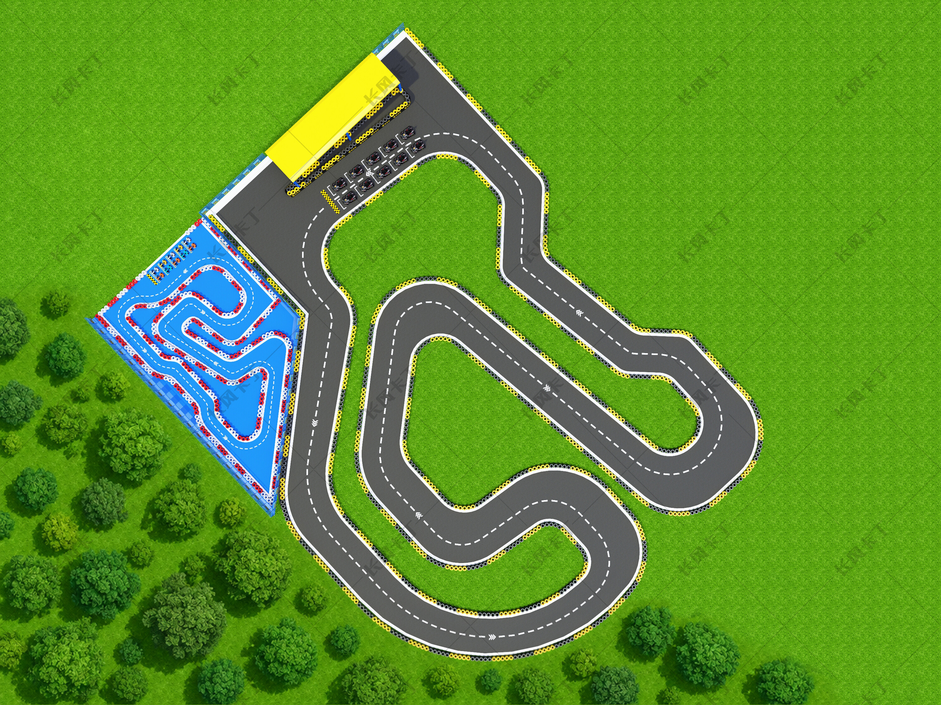 Changfeng Kart Track Design - Indoor Go Kart Track Solution