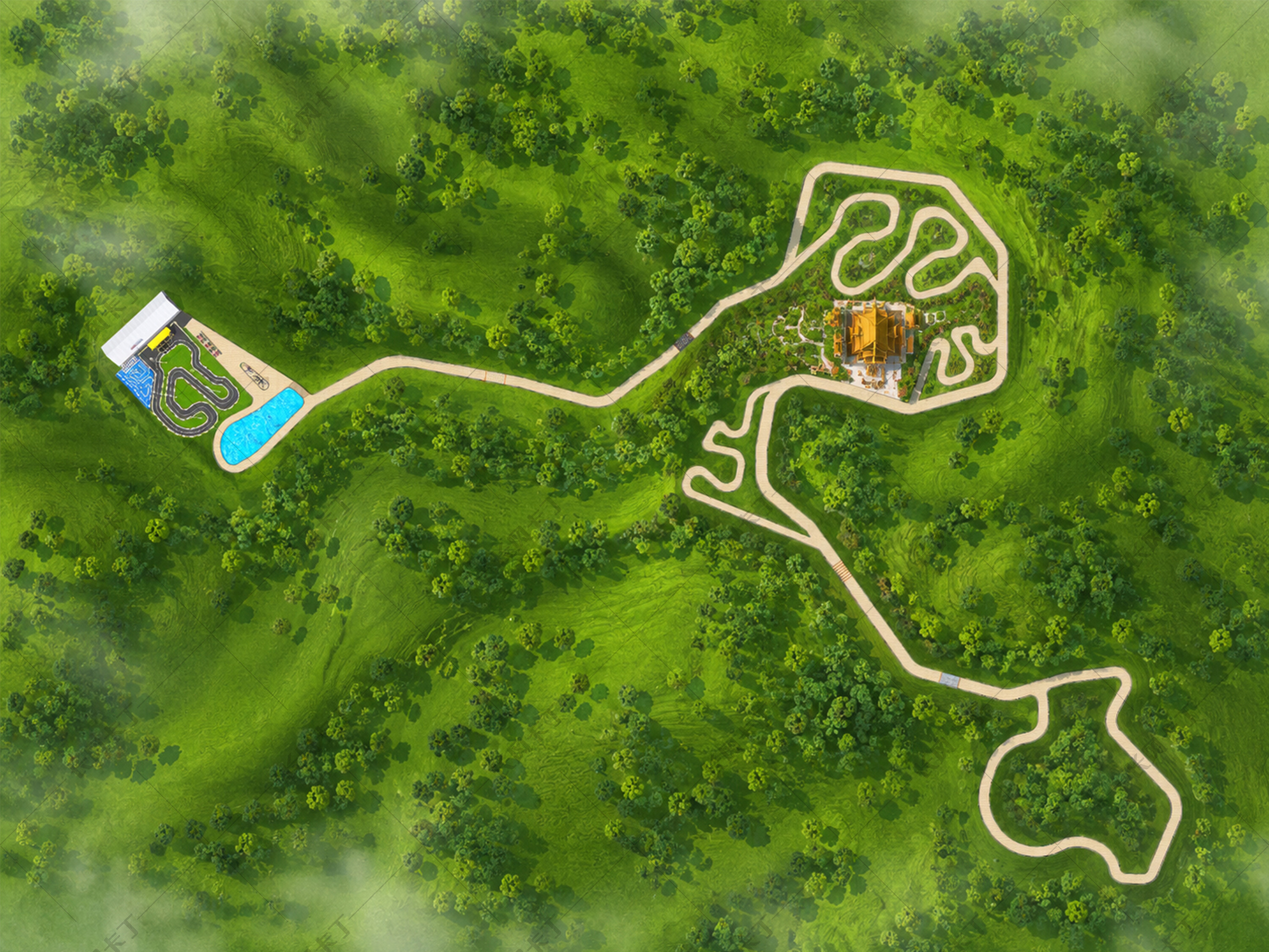 Changfeng Kart Track Design - Outdoor Go Kart Park Solution