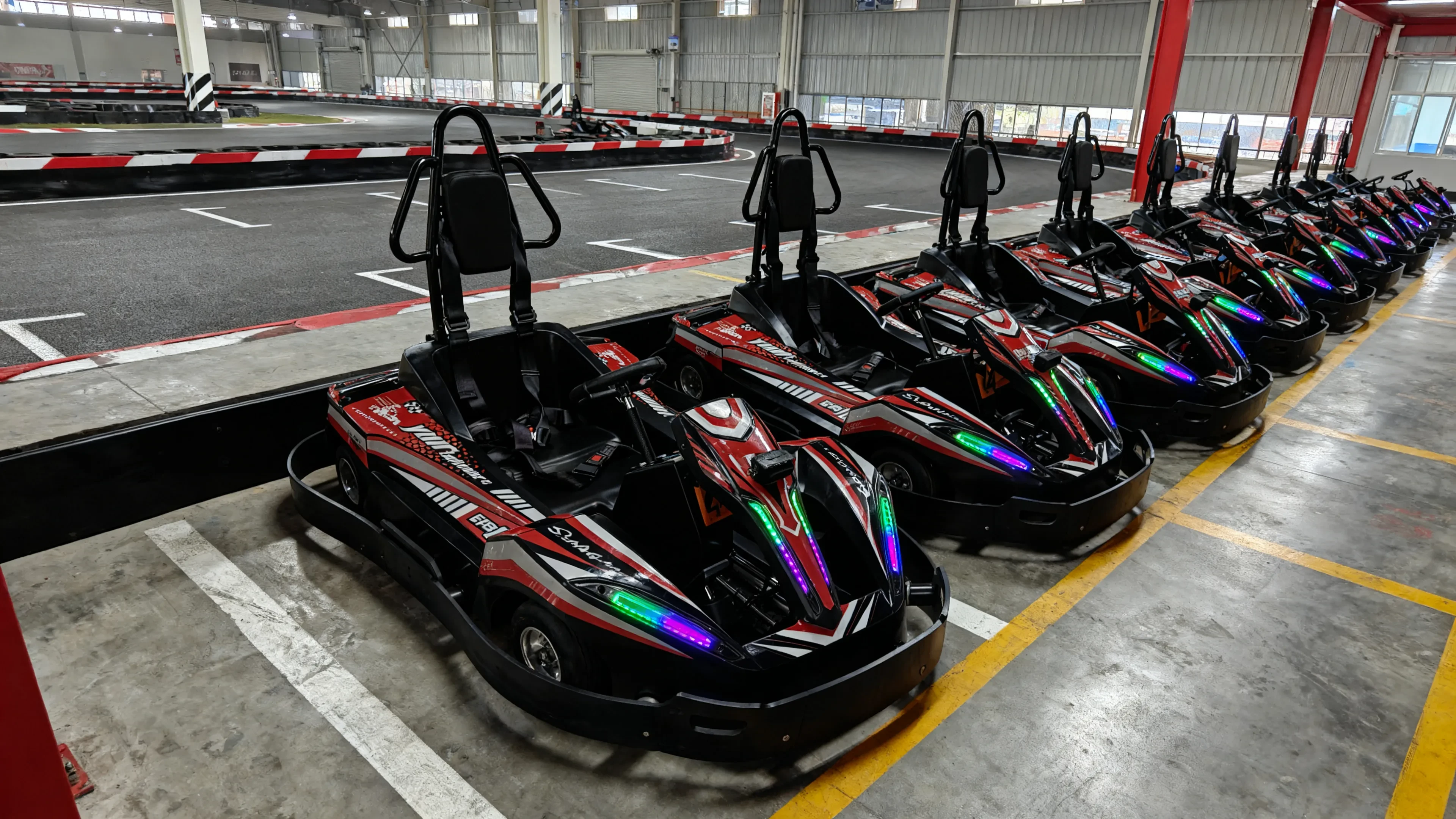 Electric go kart Entertainment Centers application venue
