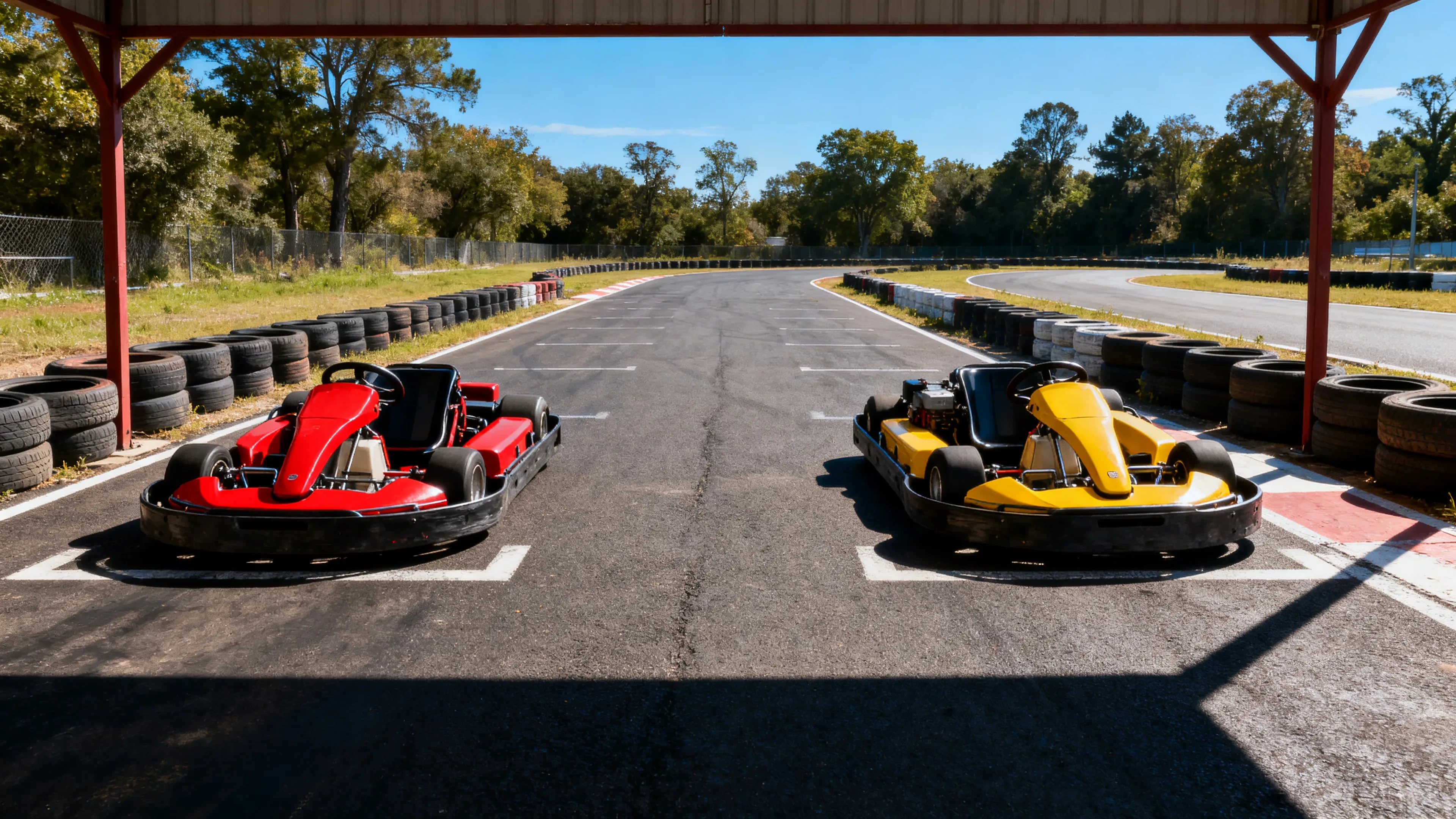 Gas go kart Outdoor Entertainment Tracks application venue
