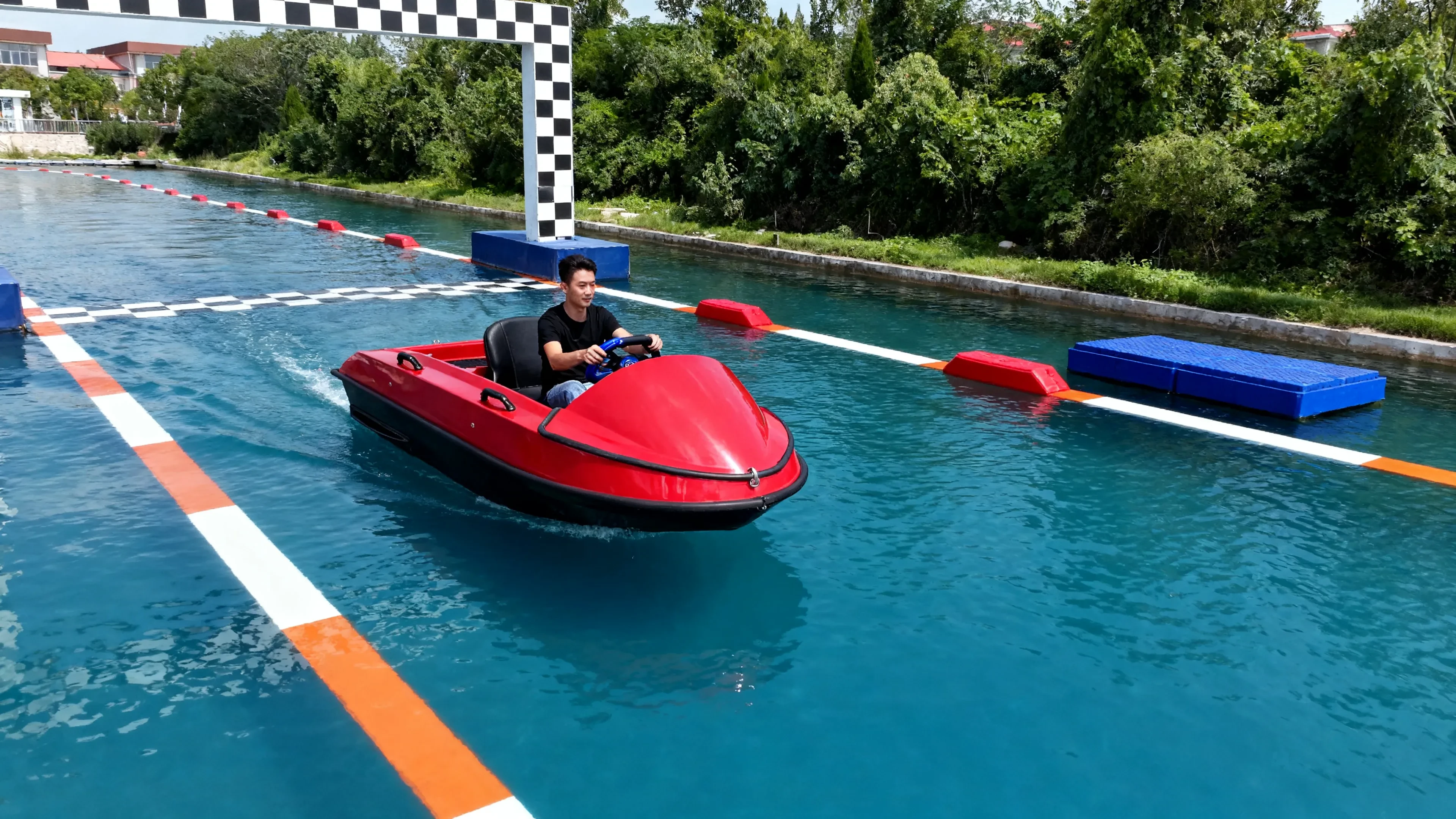 Water go kart Lakes & Resorts application venue