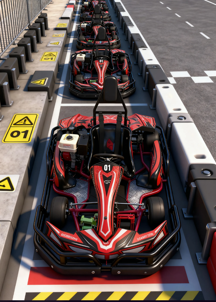 Changfeng Kart Orica Go-Kart Entertainment Center Go-Kart Venue Project in Orica Go-Kart Entertainment Center - Indoor Outdoor Karting Track Installation