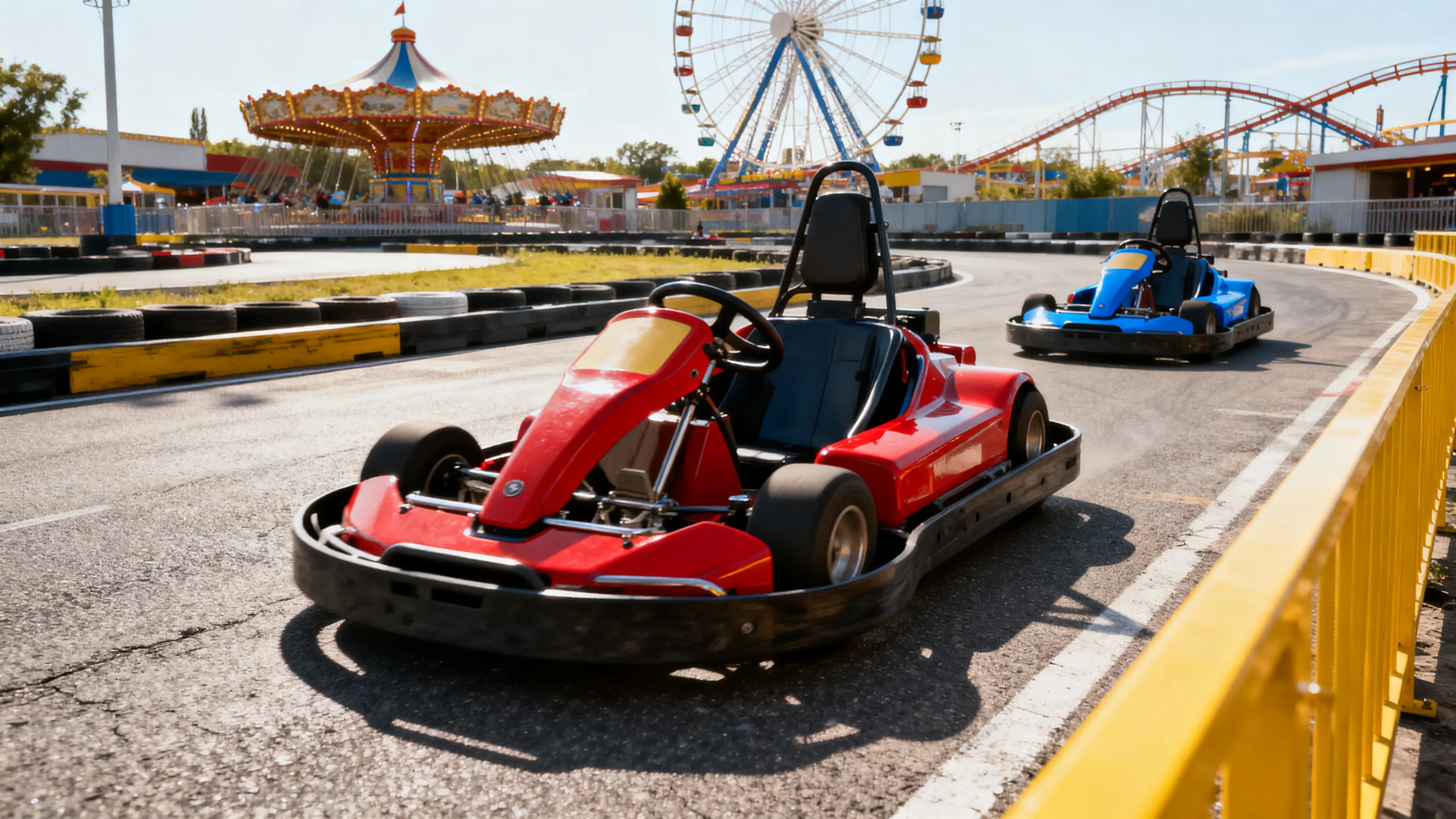 Gas go kart Amusement Parks application venue