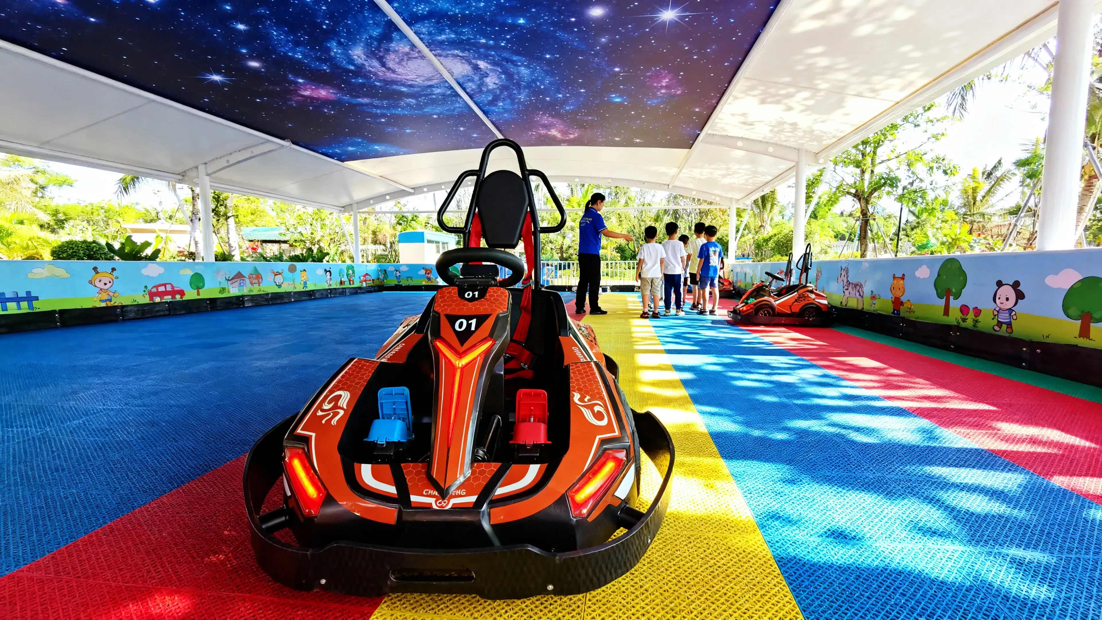 Kids go kart Educational Centers application venue