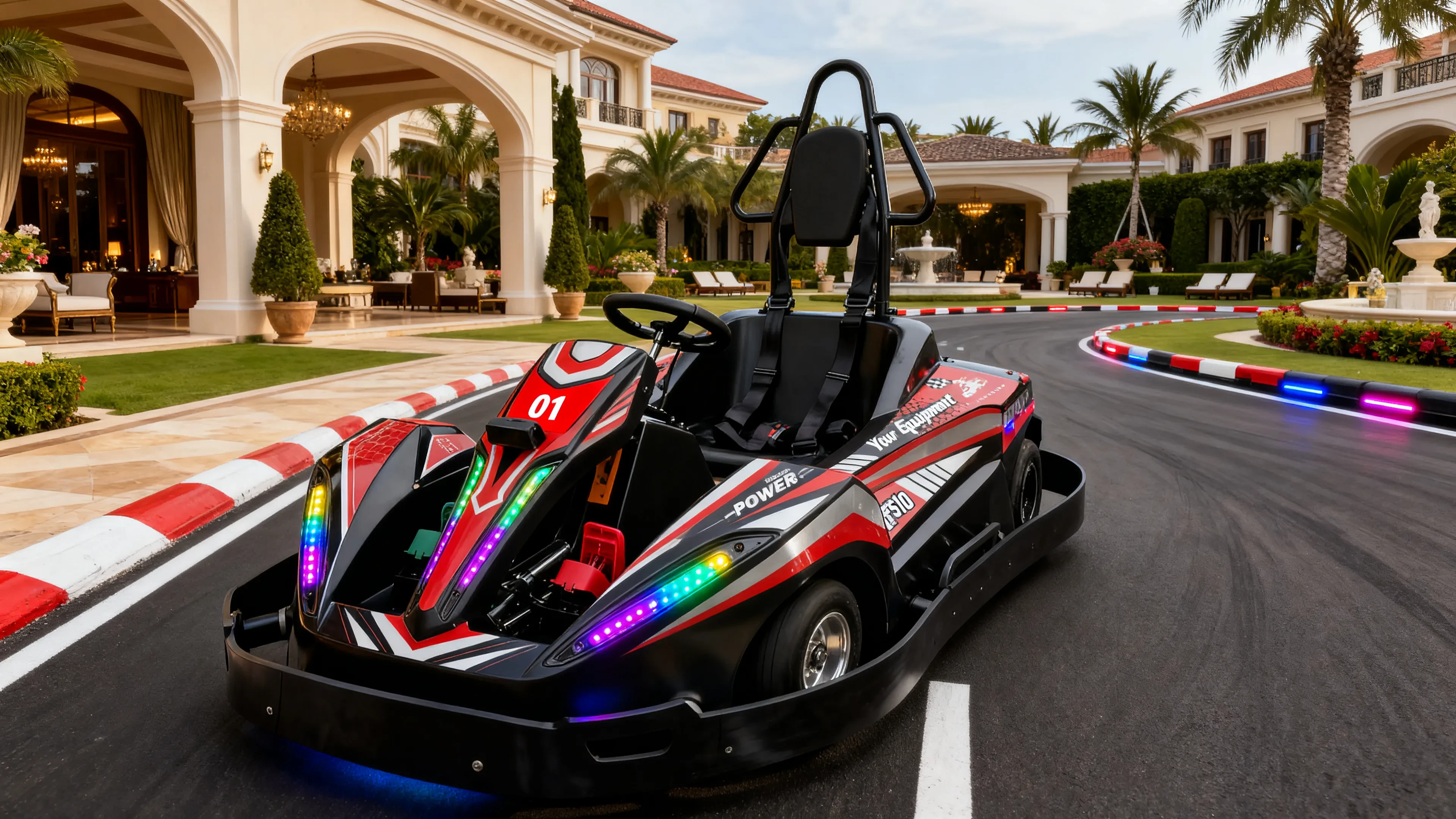 Electric go kart Resort Facilities application venue