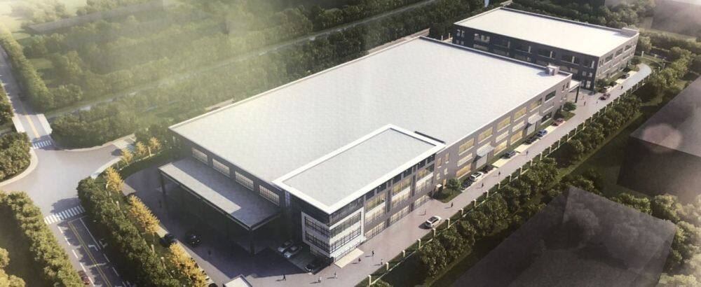 NS Elevator manufacturing facility aerial view