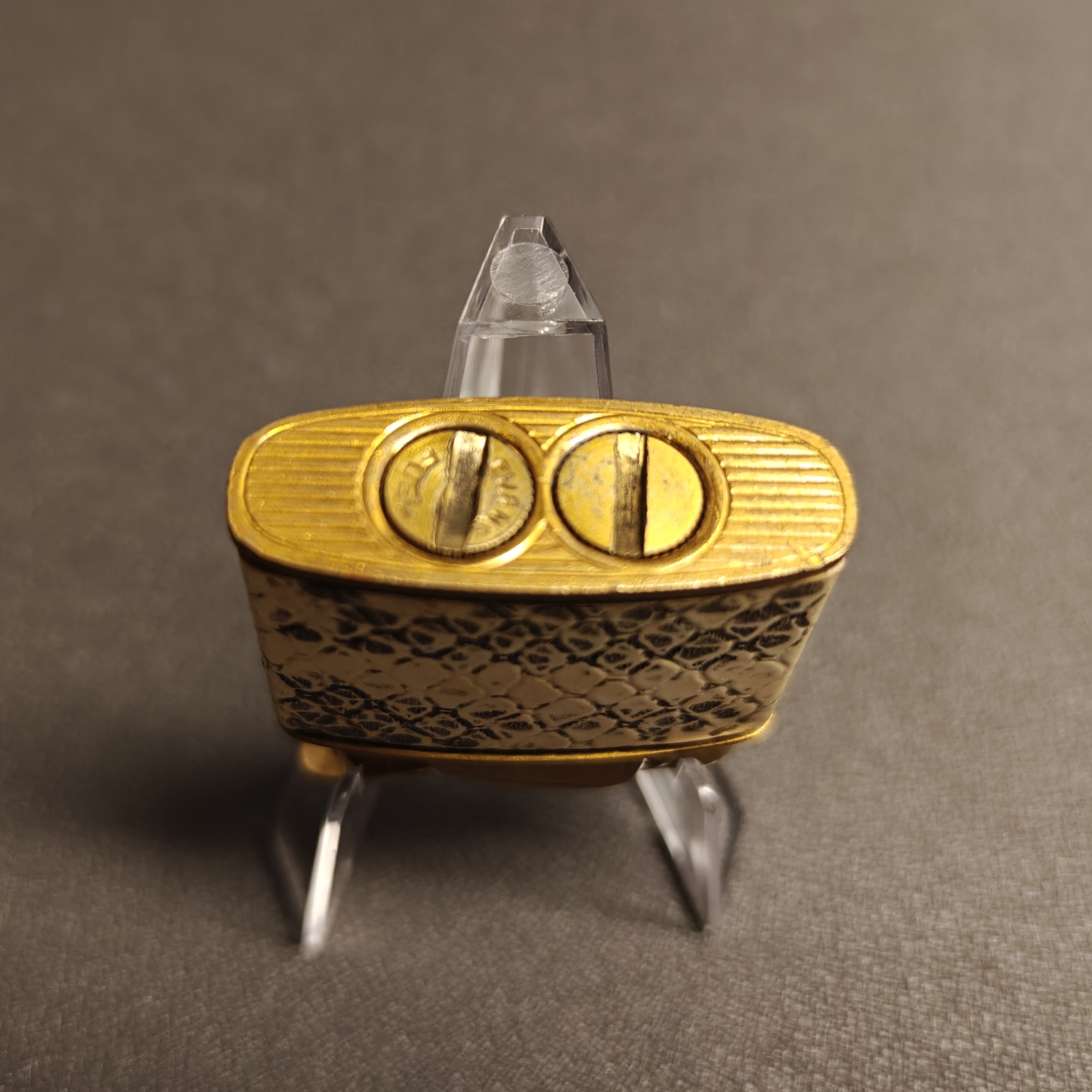 EVANS SPITFIRE Series Pocket Case Snake Skin Cigar Lighter Detail 4