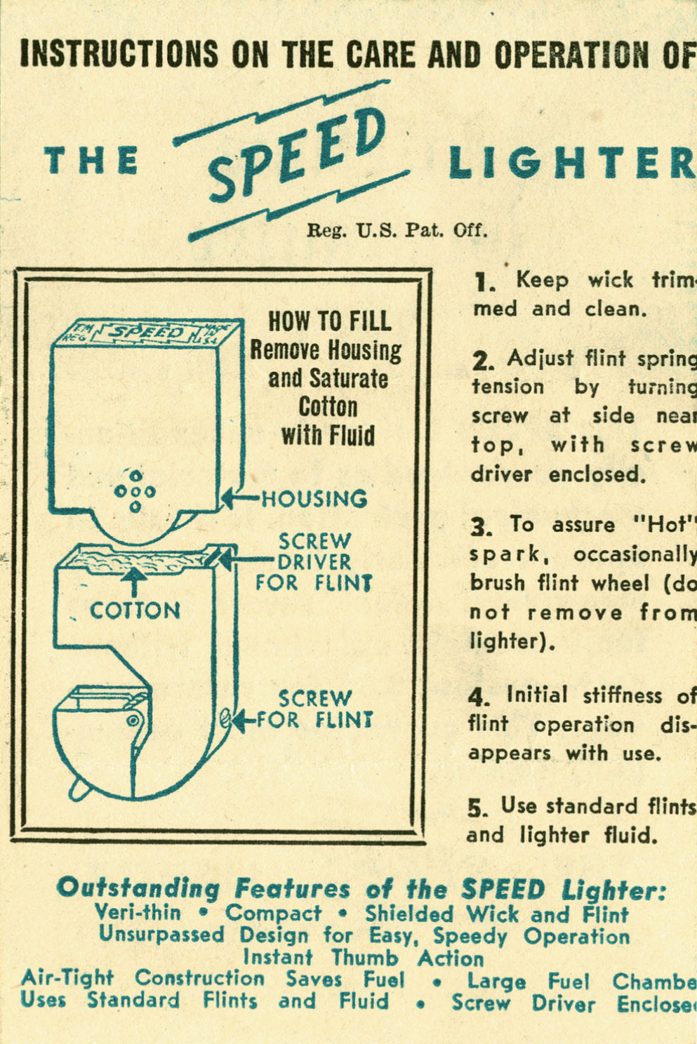 SPEED Lighter User Manual