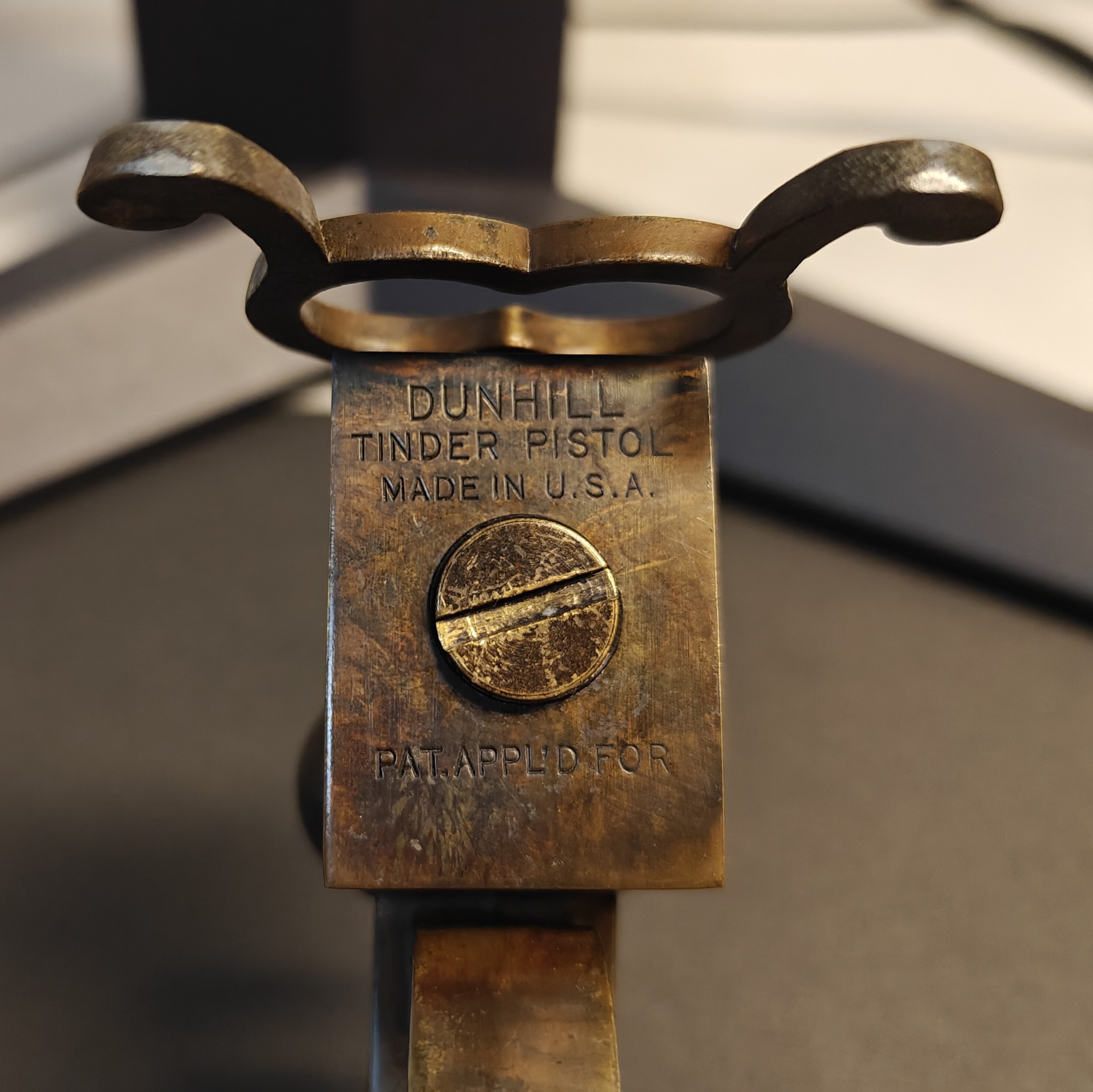 DUNHILL Tinder Pistol Flint-Top Oil Lighter: Details 6