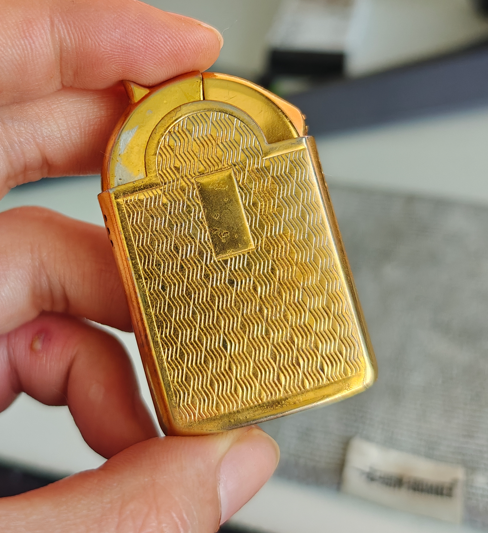 SPEED Gold-Plated Sunroof Mechanism Kerosene Lighter