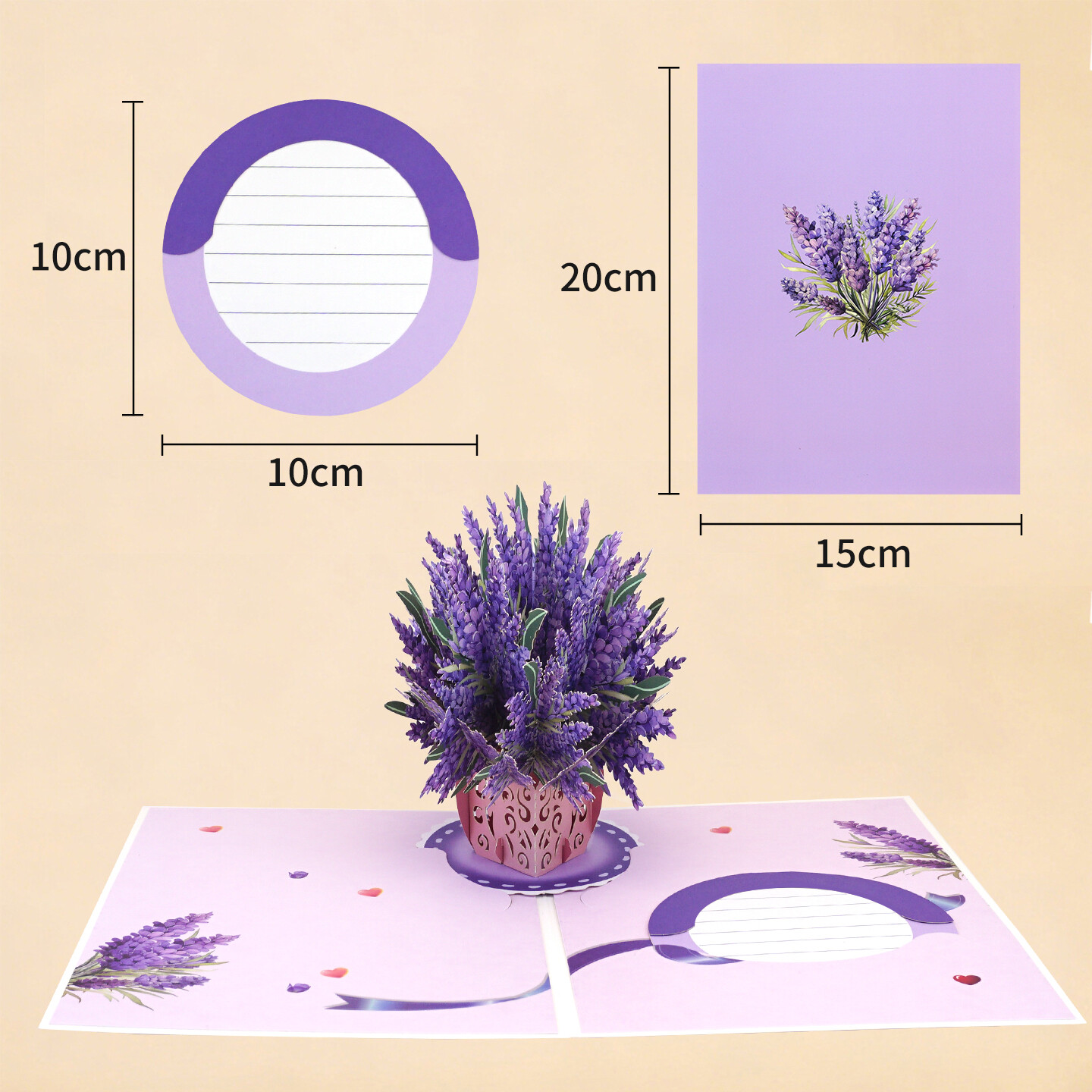 3D立体纸雕贺卡