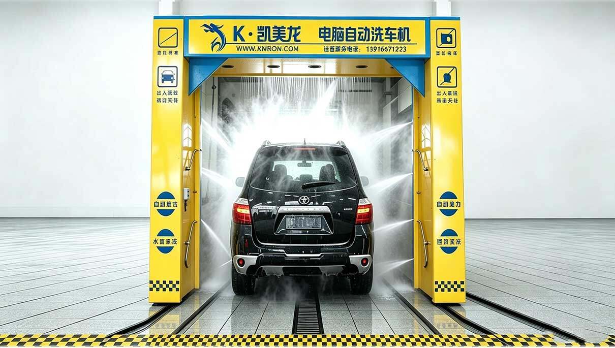 龙门 Recirculating Contactless Car Wash Machine 1