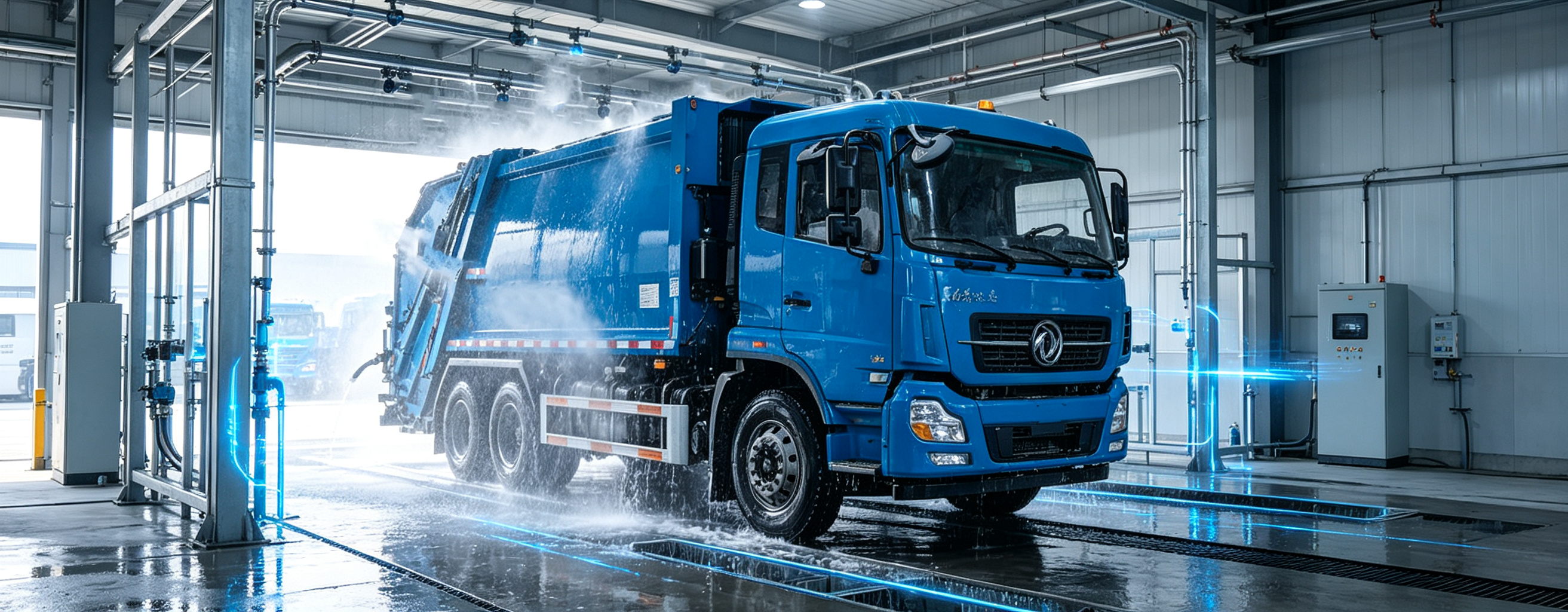 Heavy-Duty Automatic Car Wash Machine for Sanitation Vehicles 2
