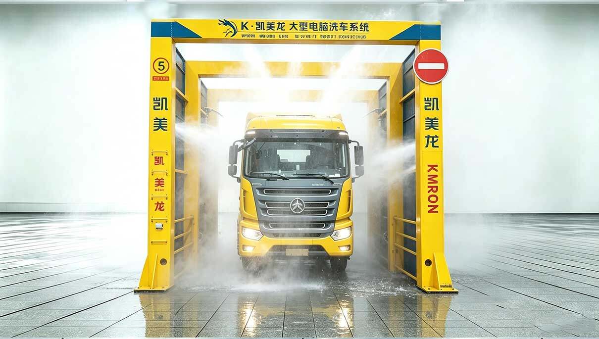 Heavy-Duty Vehicle Automatic Car Wash System KM-H3 Demo