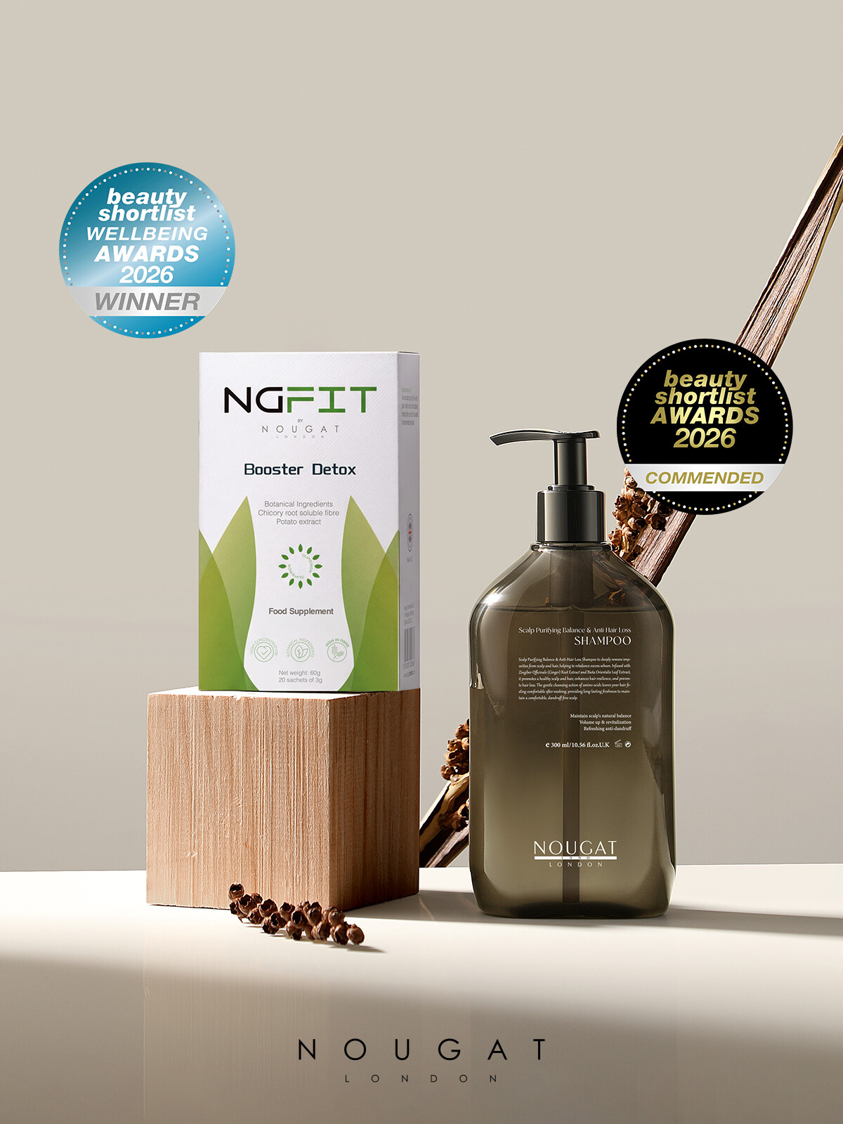 Nougat London 敦集 于 2026 Beauty Shortlist Awards 荣获双项殊荣