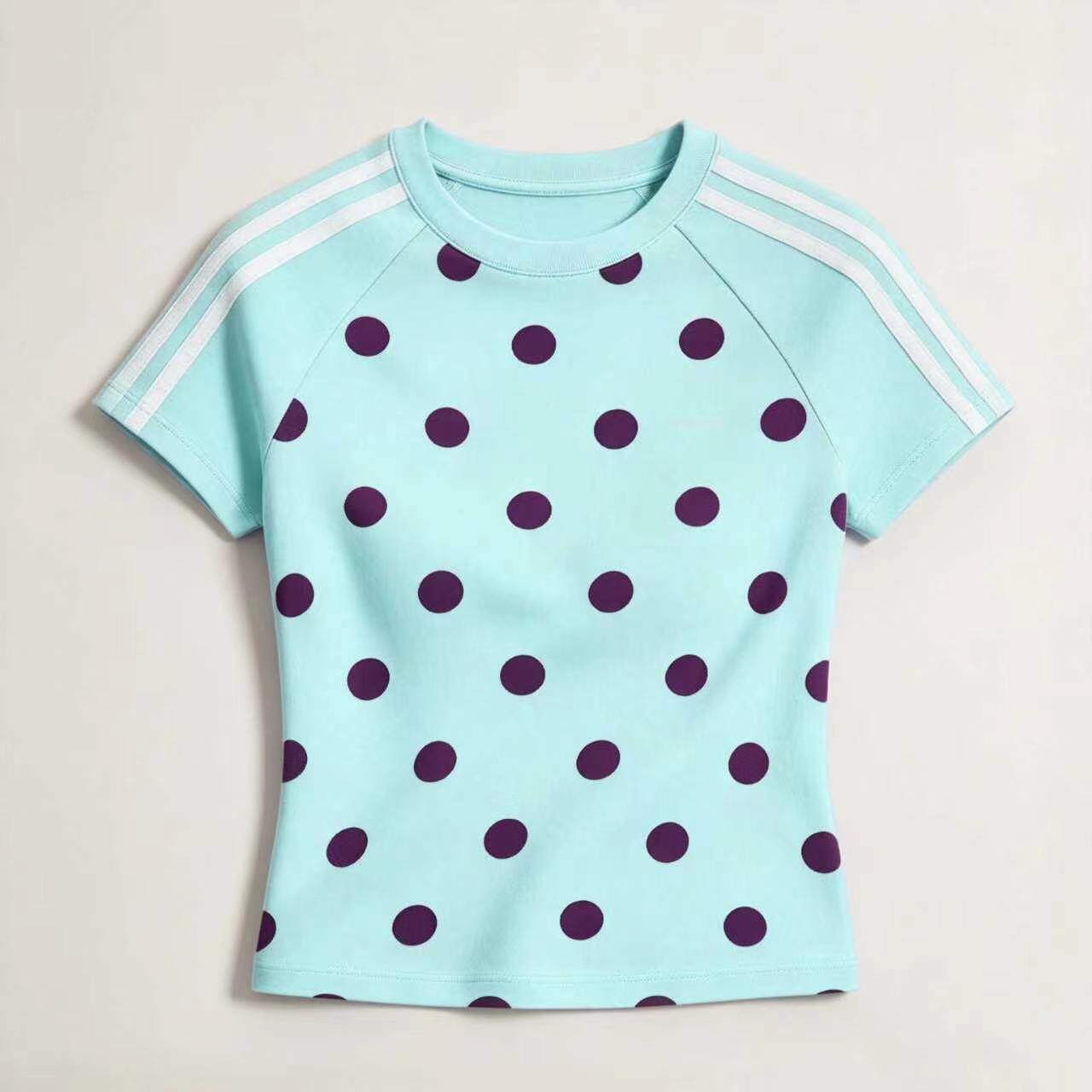 Raglan Sleeve Crew Neck Tee