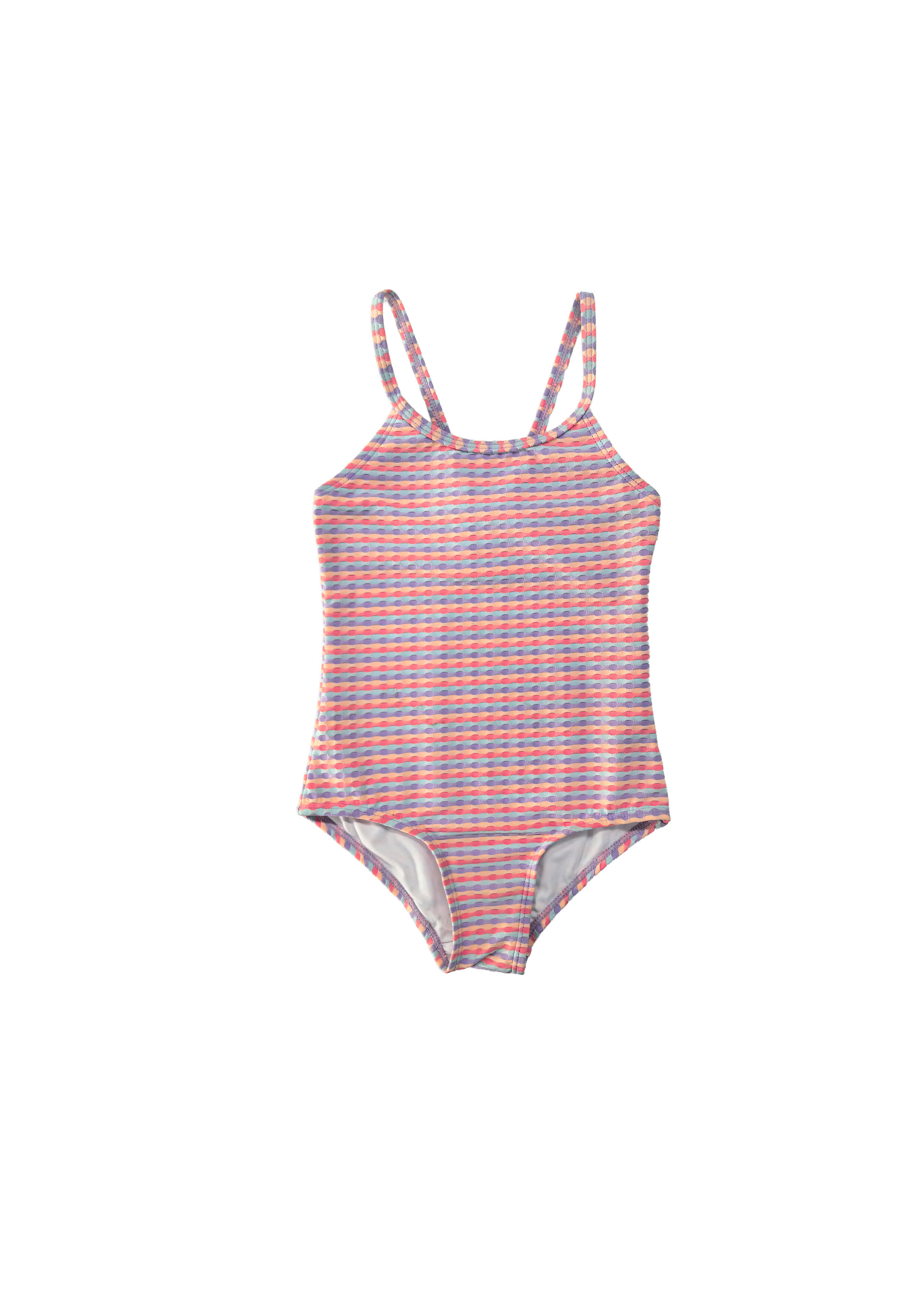 Rainbow Stripe One-Piece Swimsuit
