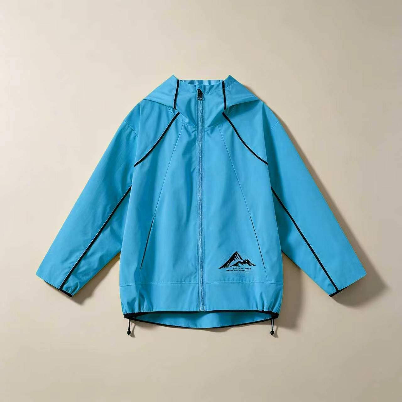 Lightweight Zip-Up Hooded Jacket