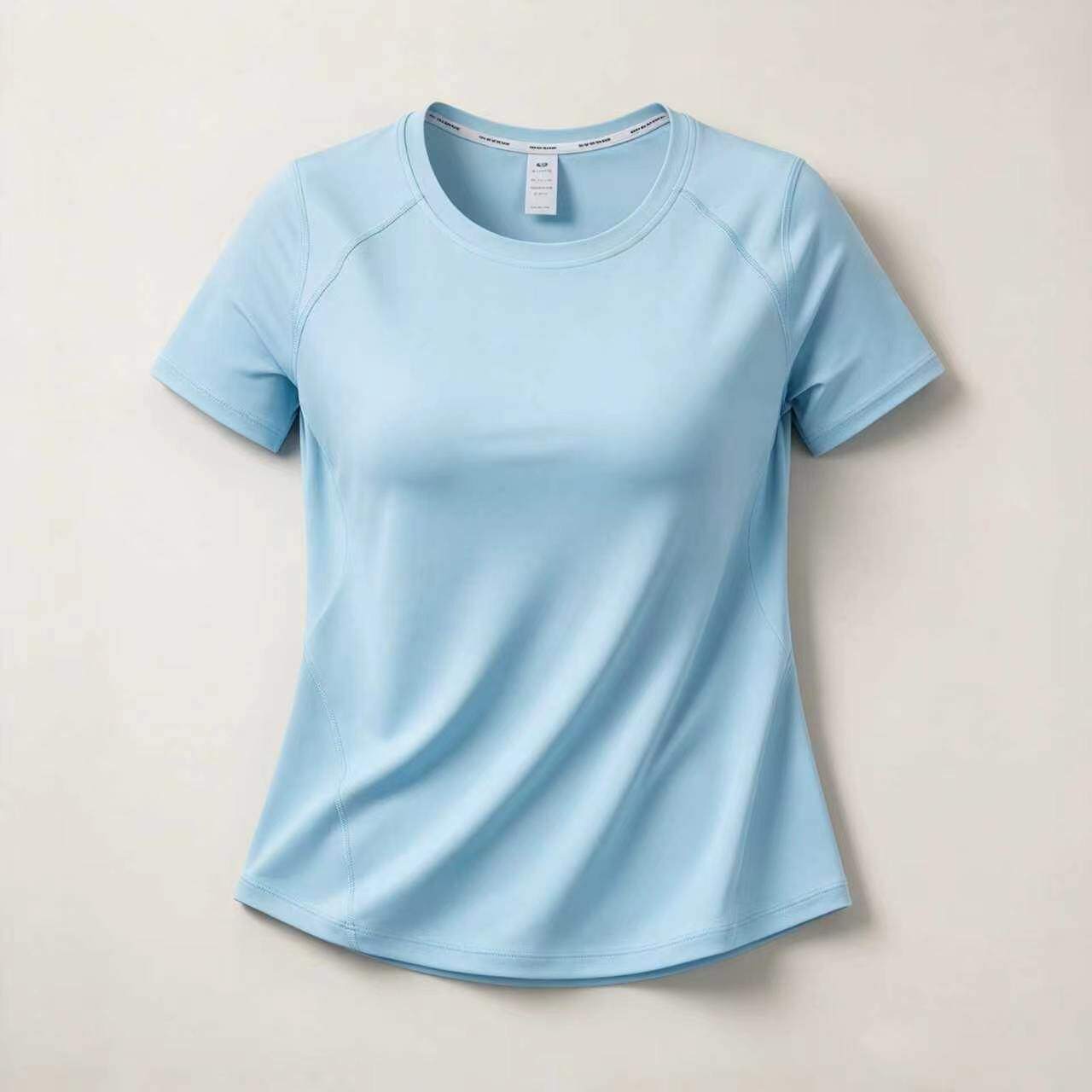 Raglan Sleeve Crew Neck Tee Shirt