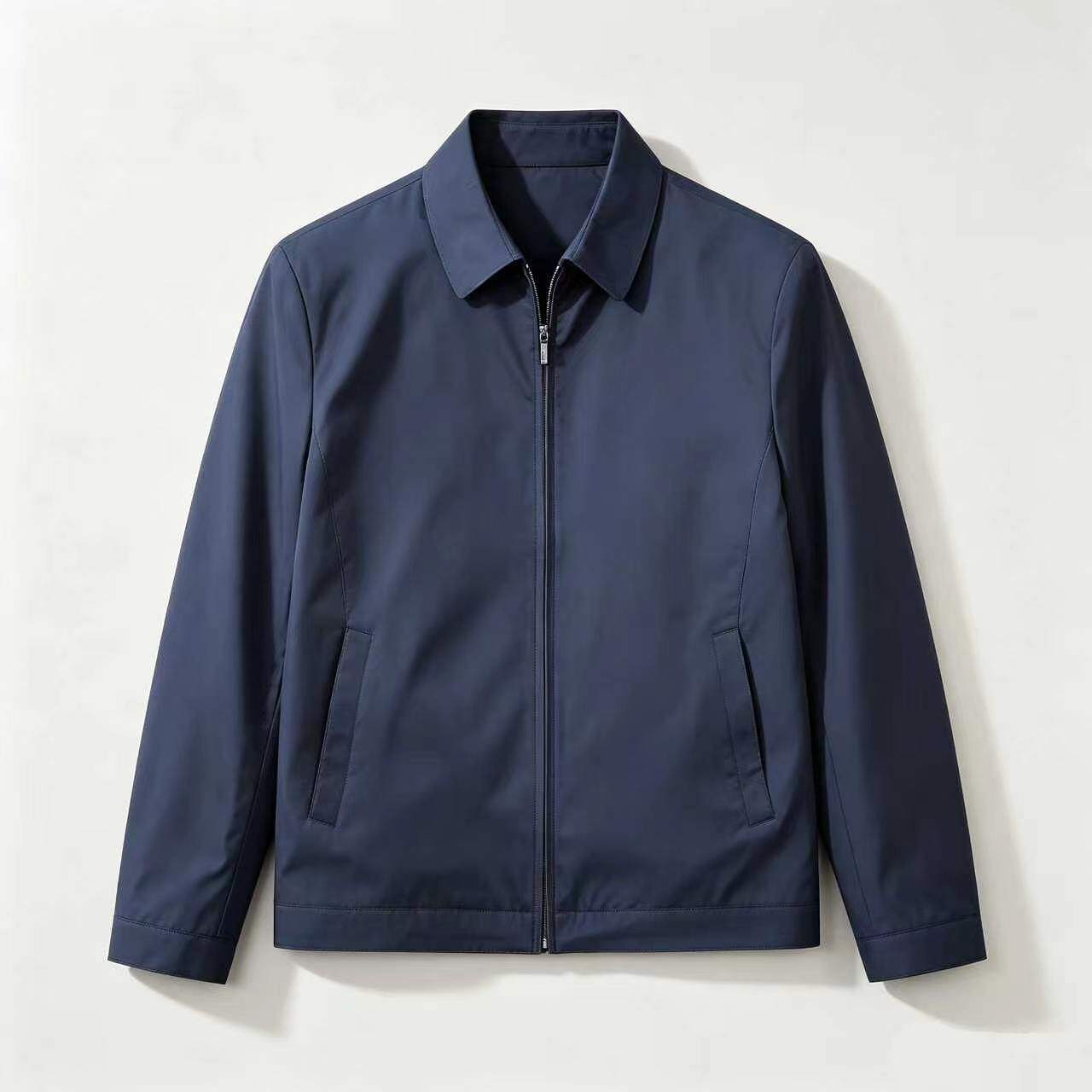 Lightweight Collared Zip Jacket
