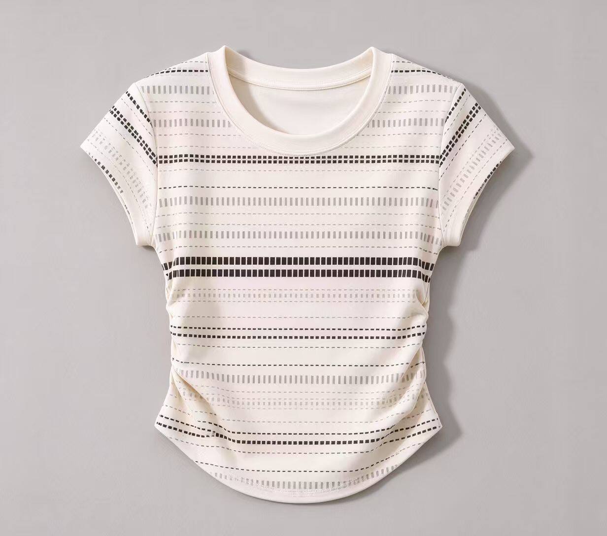 Crew Neck Short Sleeve Tee Shirt