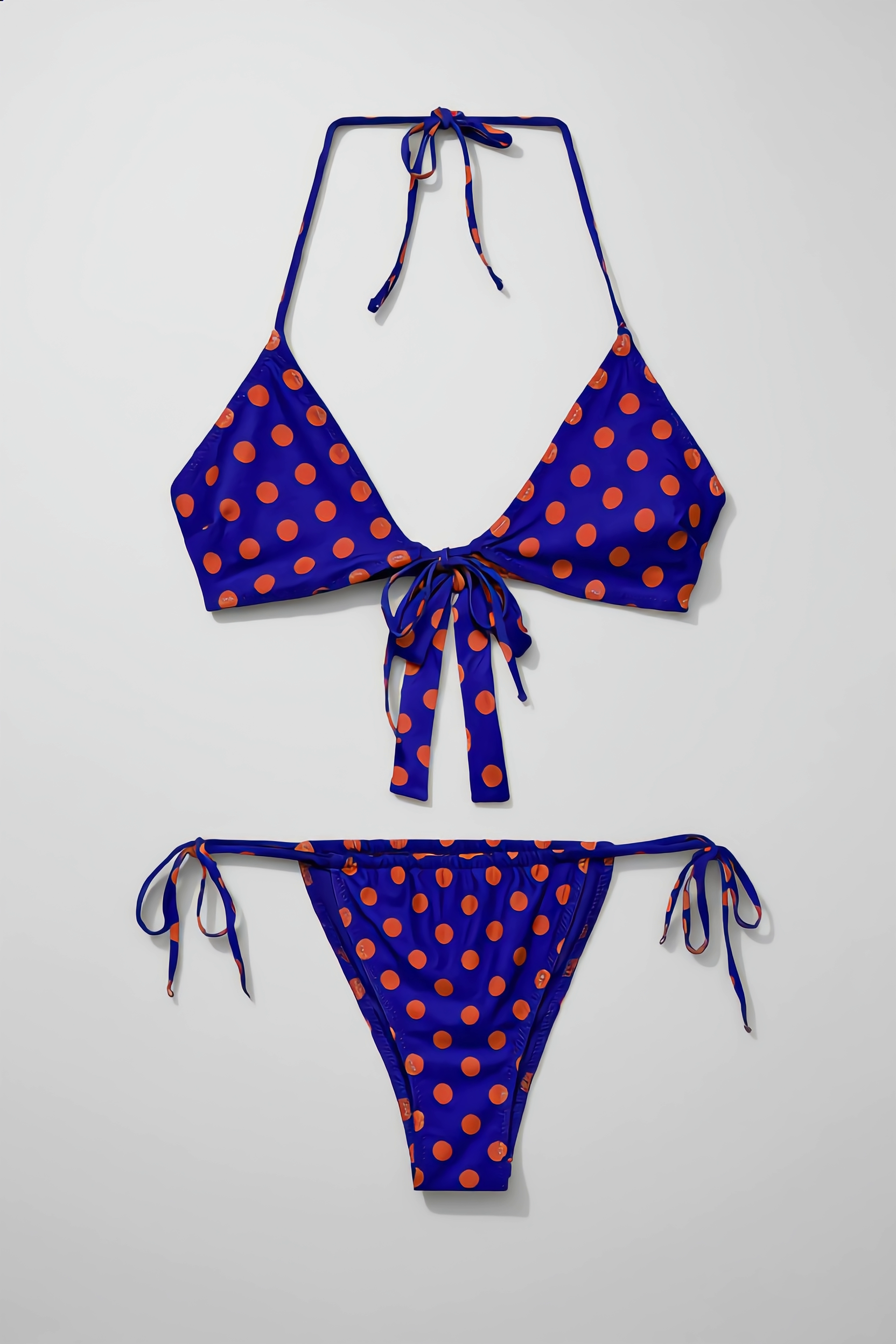 Tie Front Triangle Bikini