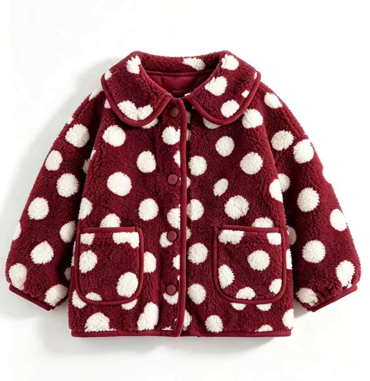 Collared Button Fleece Jacket