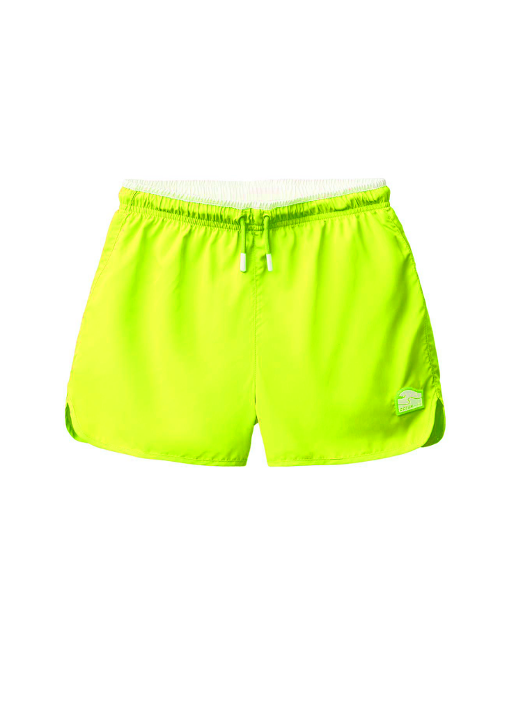Neon Green Swim Trunks