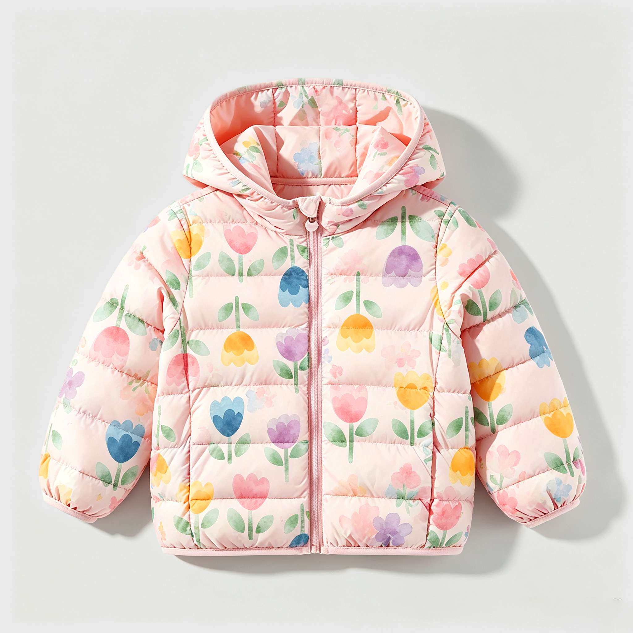 Hooded Puffer Jacket for Kids