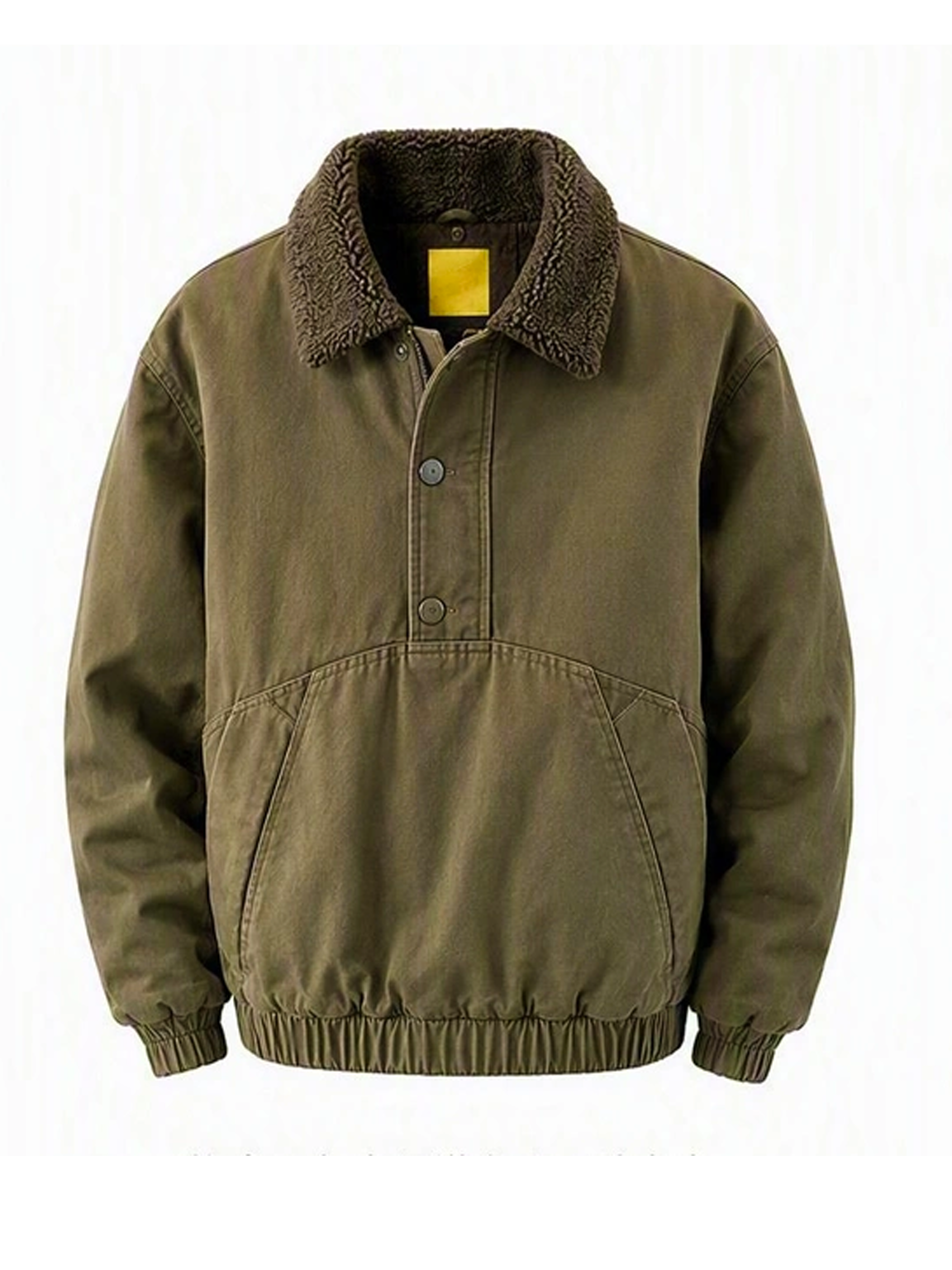 Fleece Collar Utility Jacket