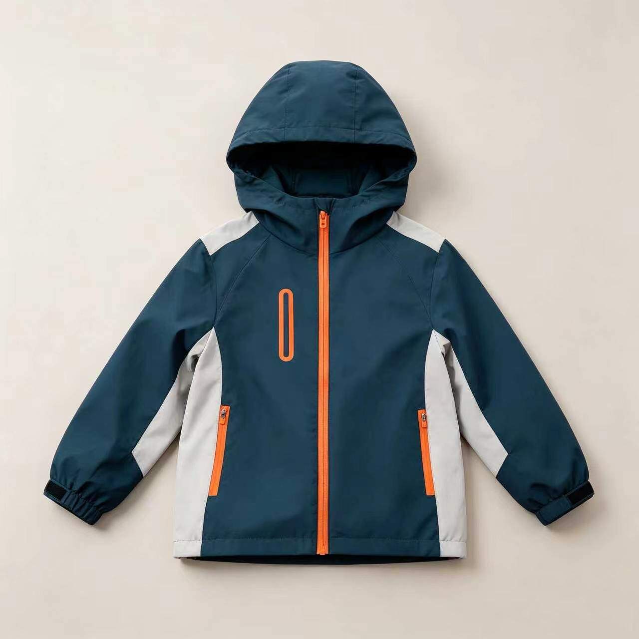 Raglan Zip-Up Hooded Jacket