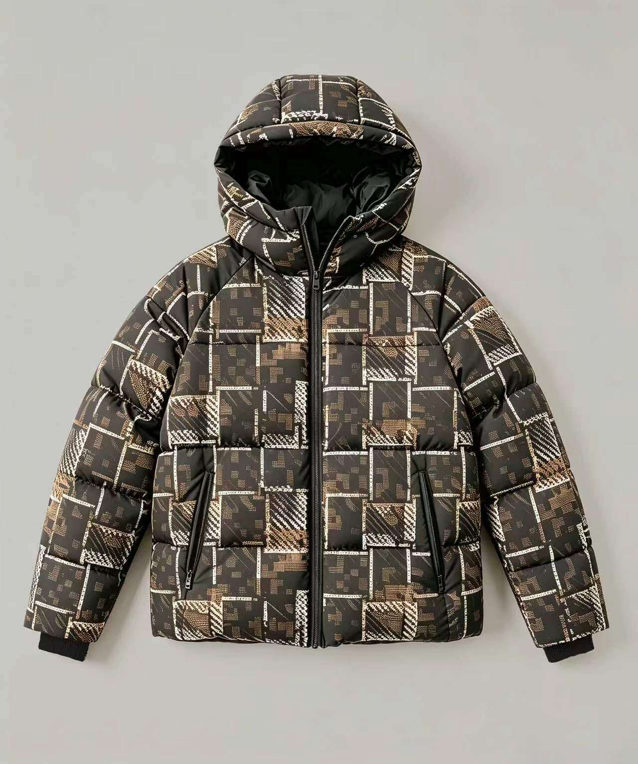 Hooded Quilted Puffer Jacket