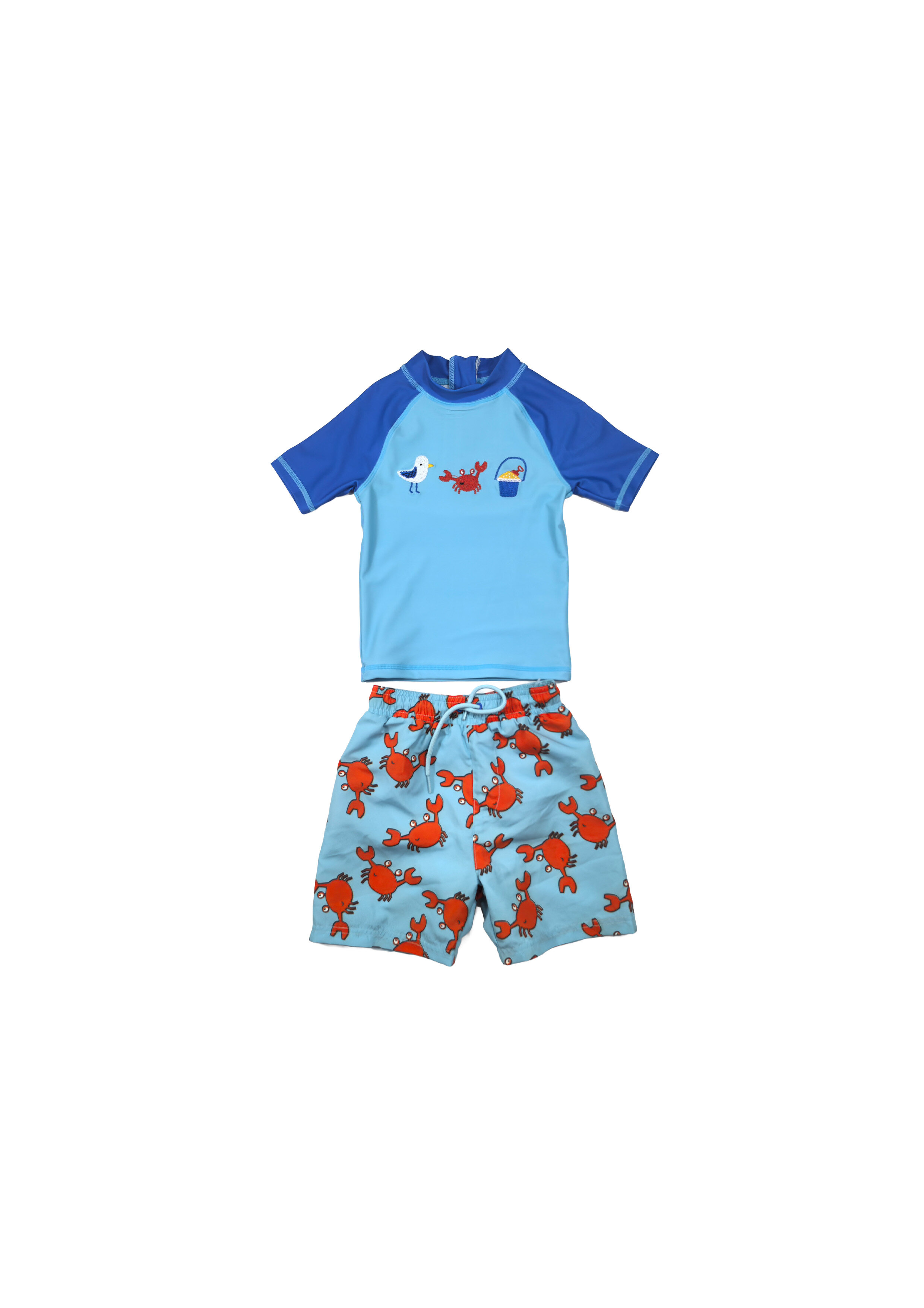 Crab Print Swim Set