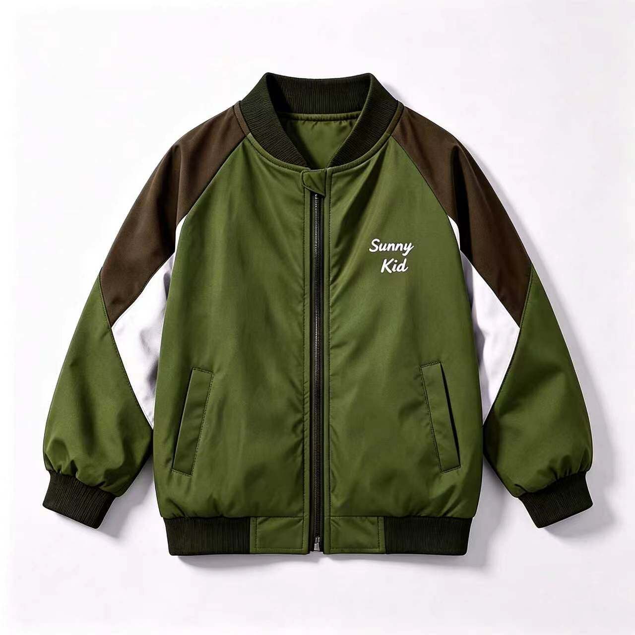 Raglan Sleeve Bomber Jacket