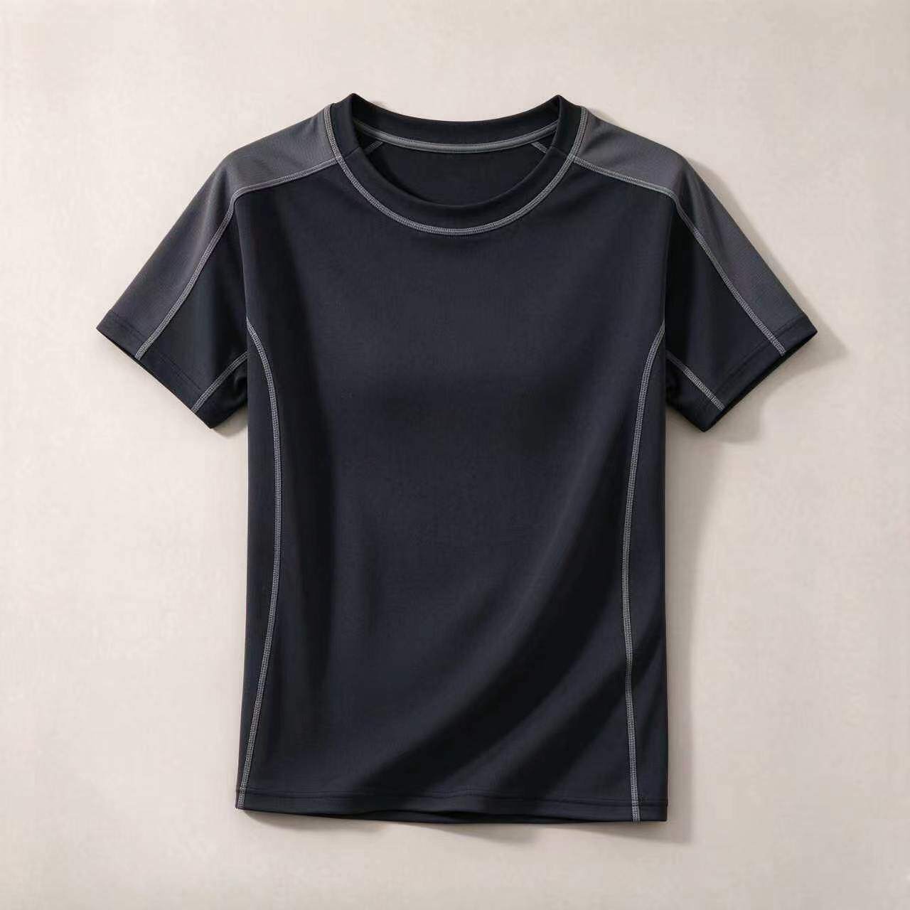 Contrast Stitch Crew Neck Tee