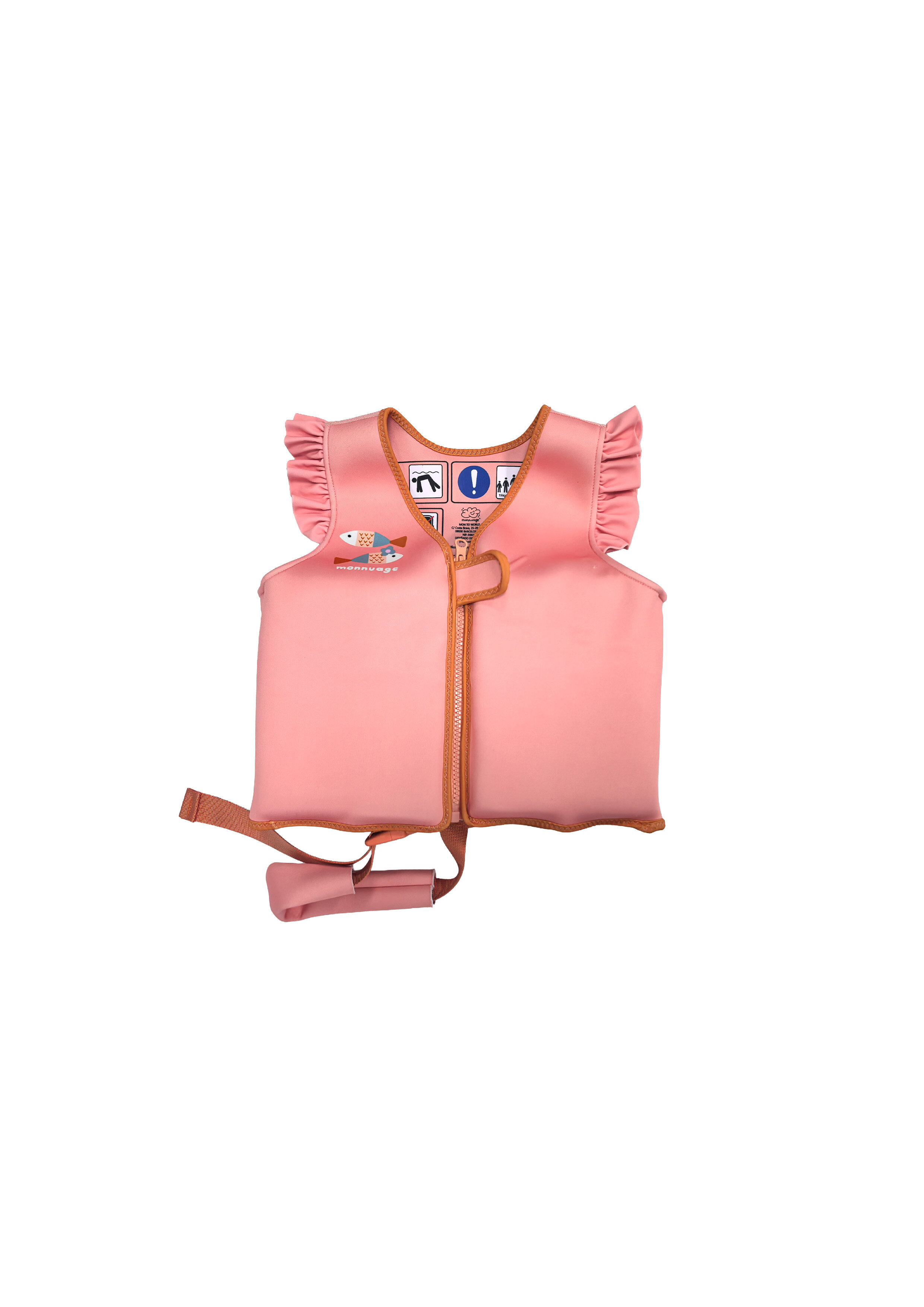 Pink Ruffled Swim Vest