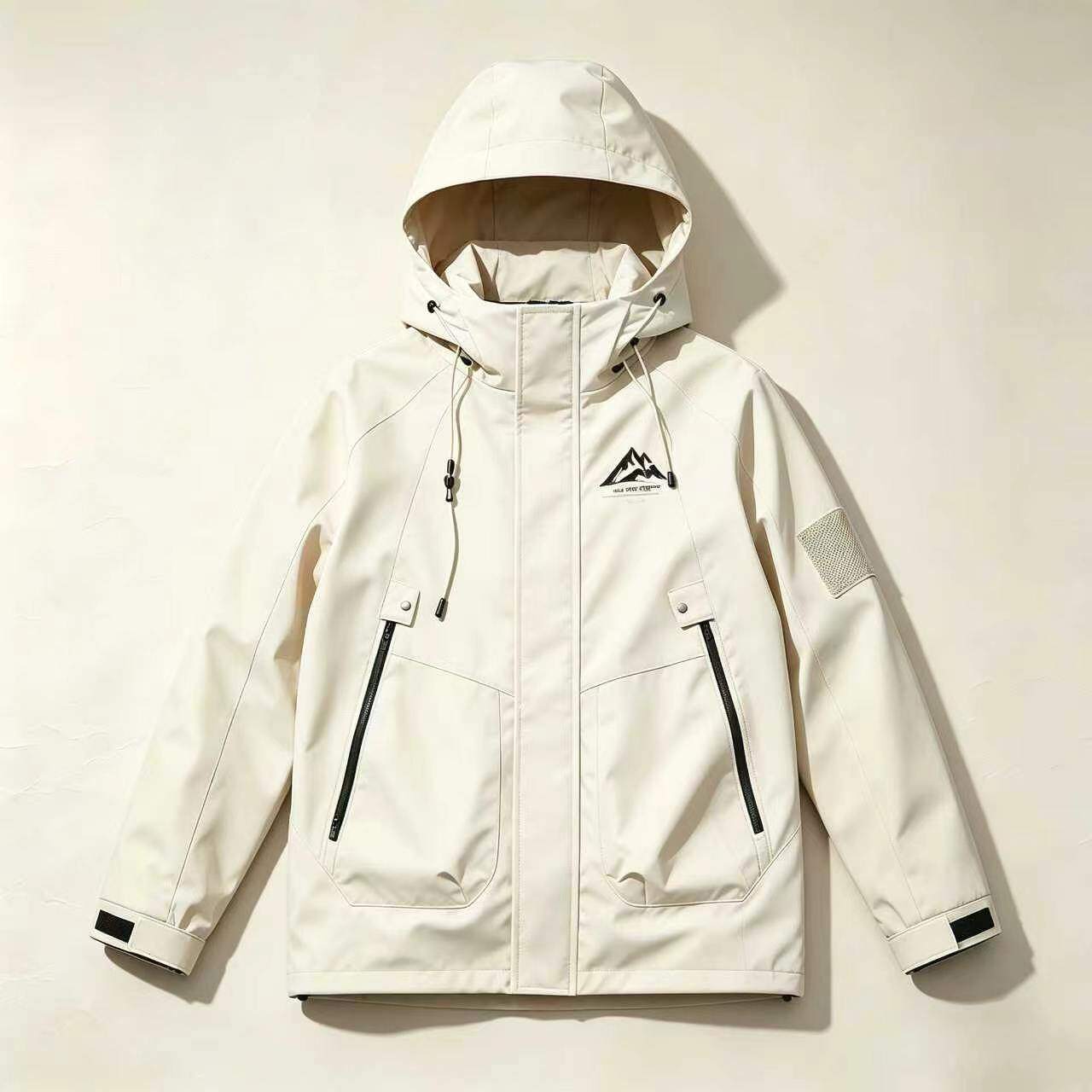 Hooded Zip-Up Windbreaker