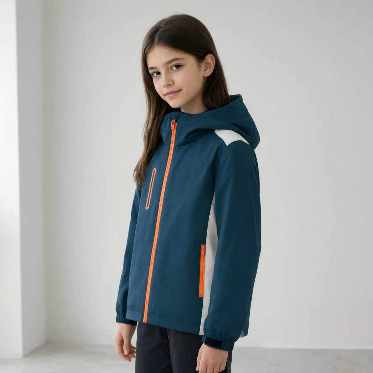 Raglan Zip-Up Hooded Jacket alternate