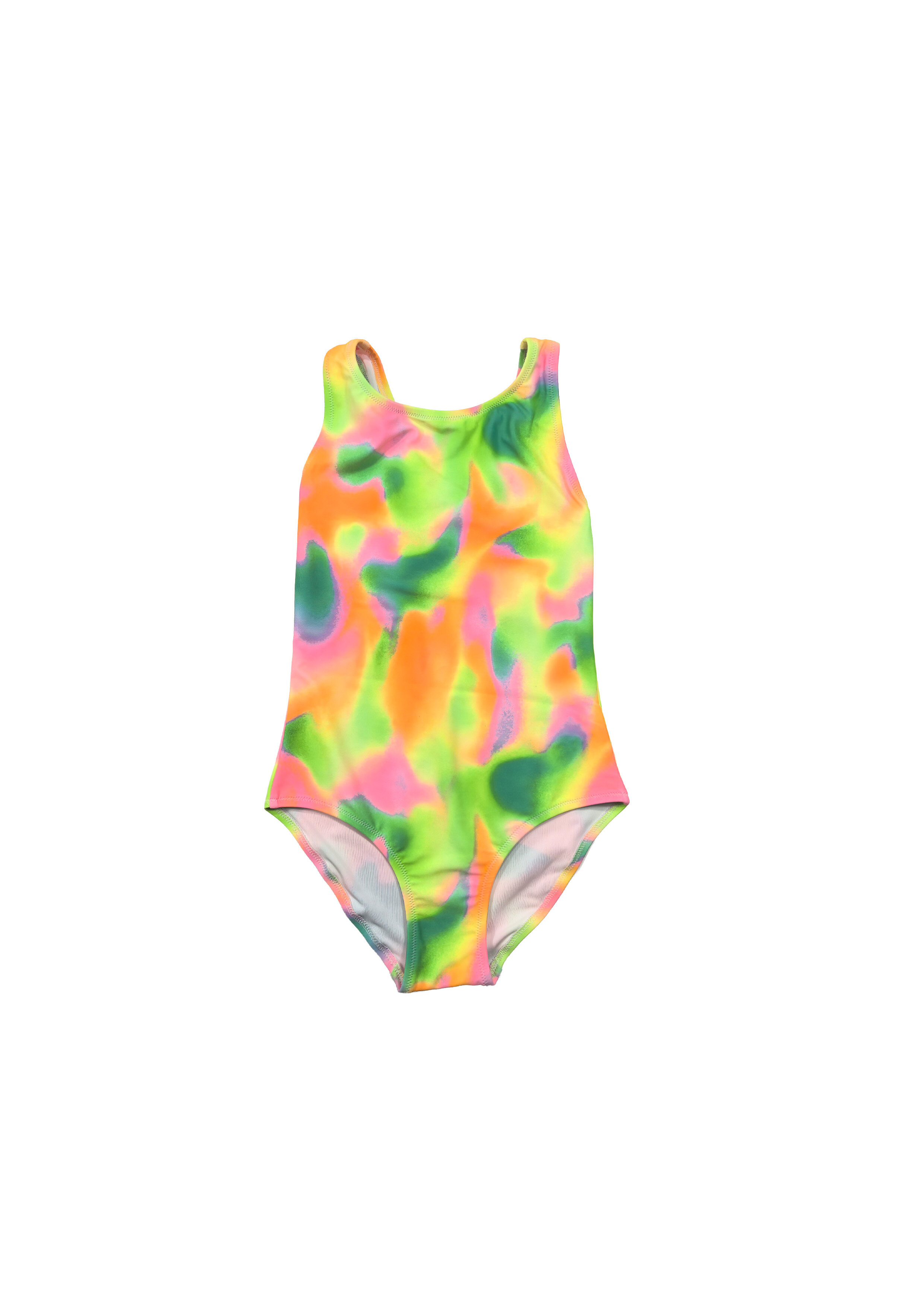 Colorful Tie-Dye One-Piece Swimsuit