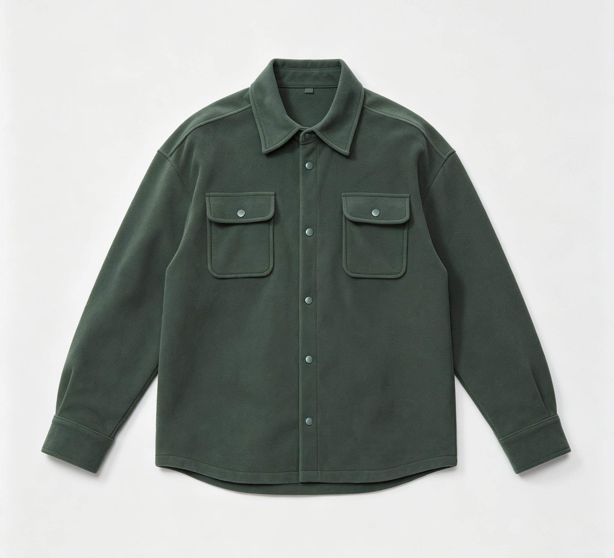 Utility Snap-Front Shirt Jacket