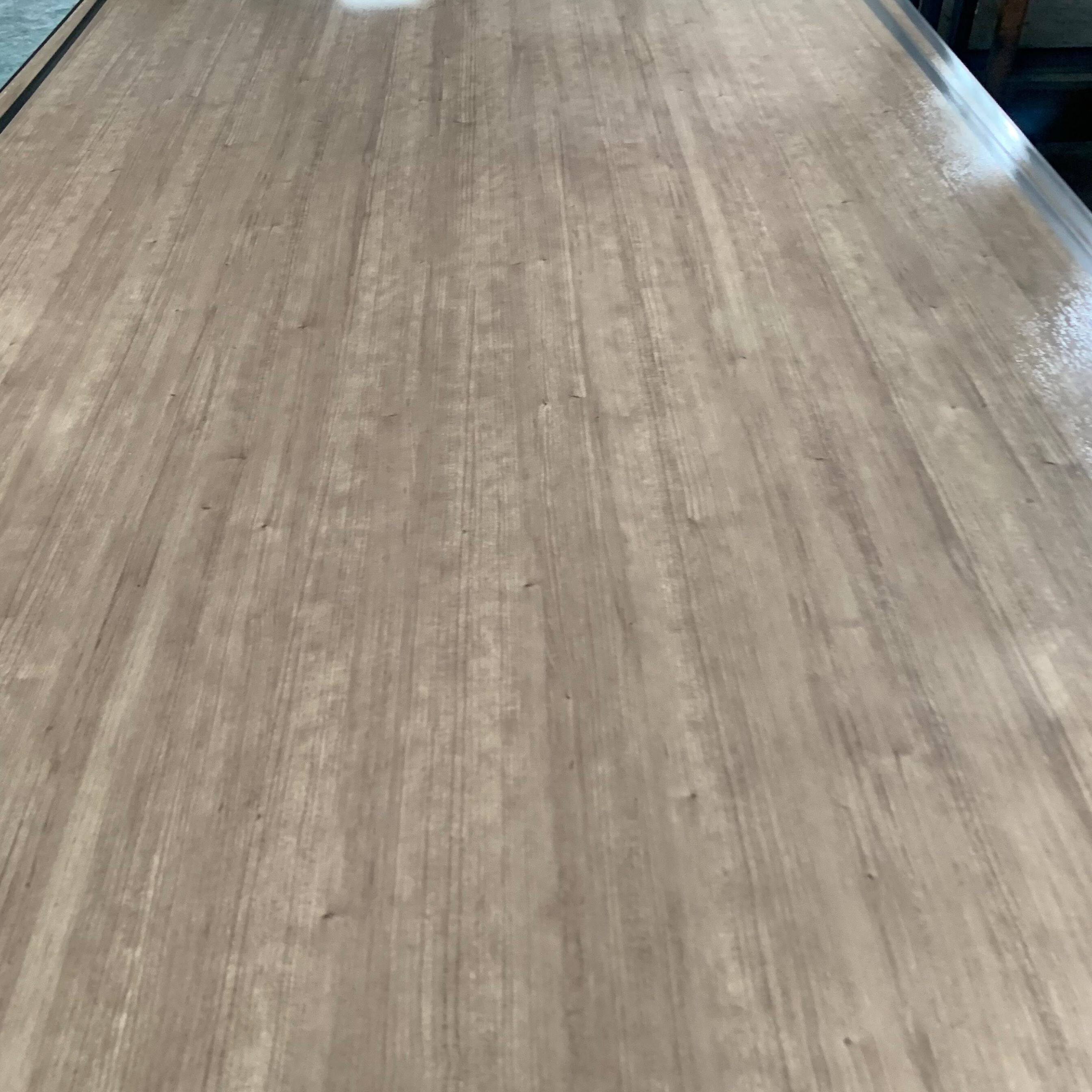 Cherry wood grain film-coated steel plate