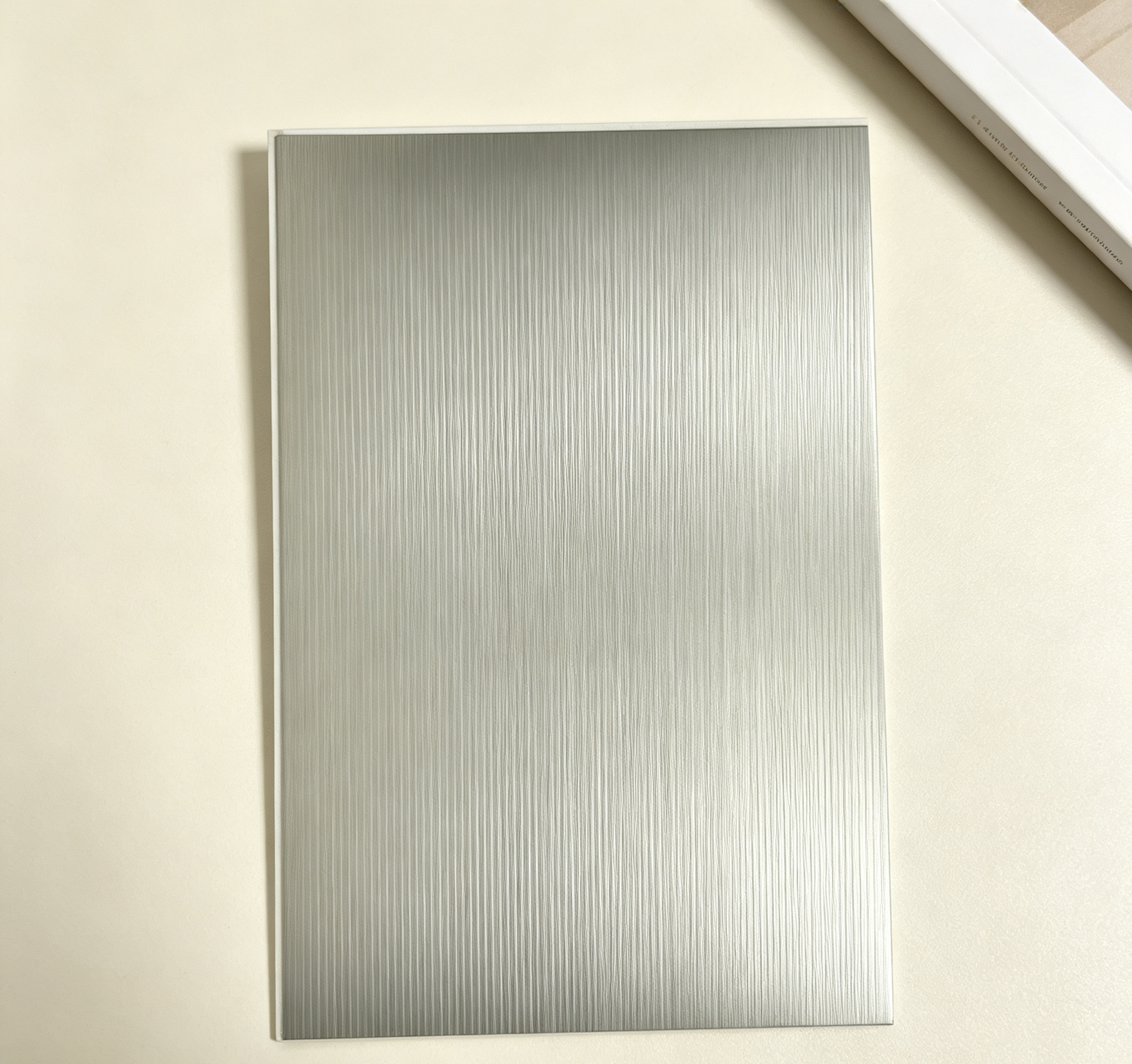 PVC-coated galvanized steel sheet (fine brushed)
