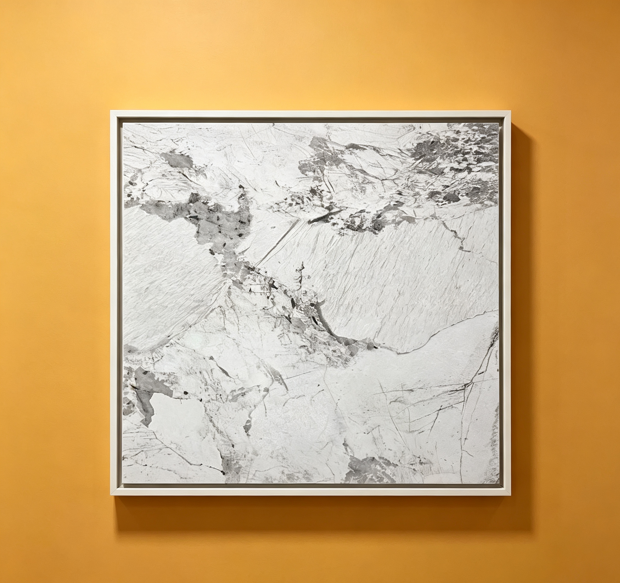 PVC-coated galvanized steel sheet (white marble pattern)