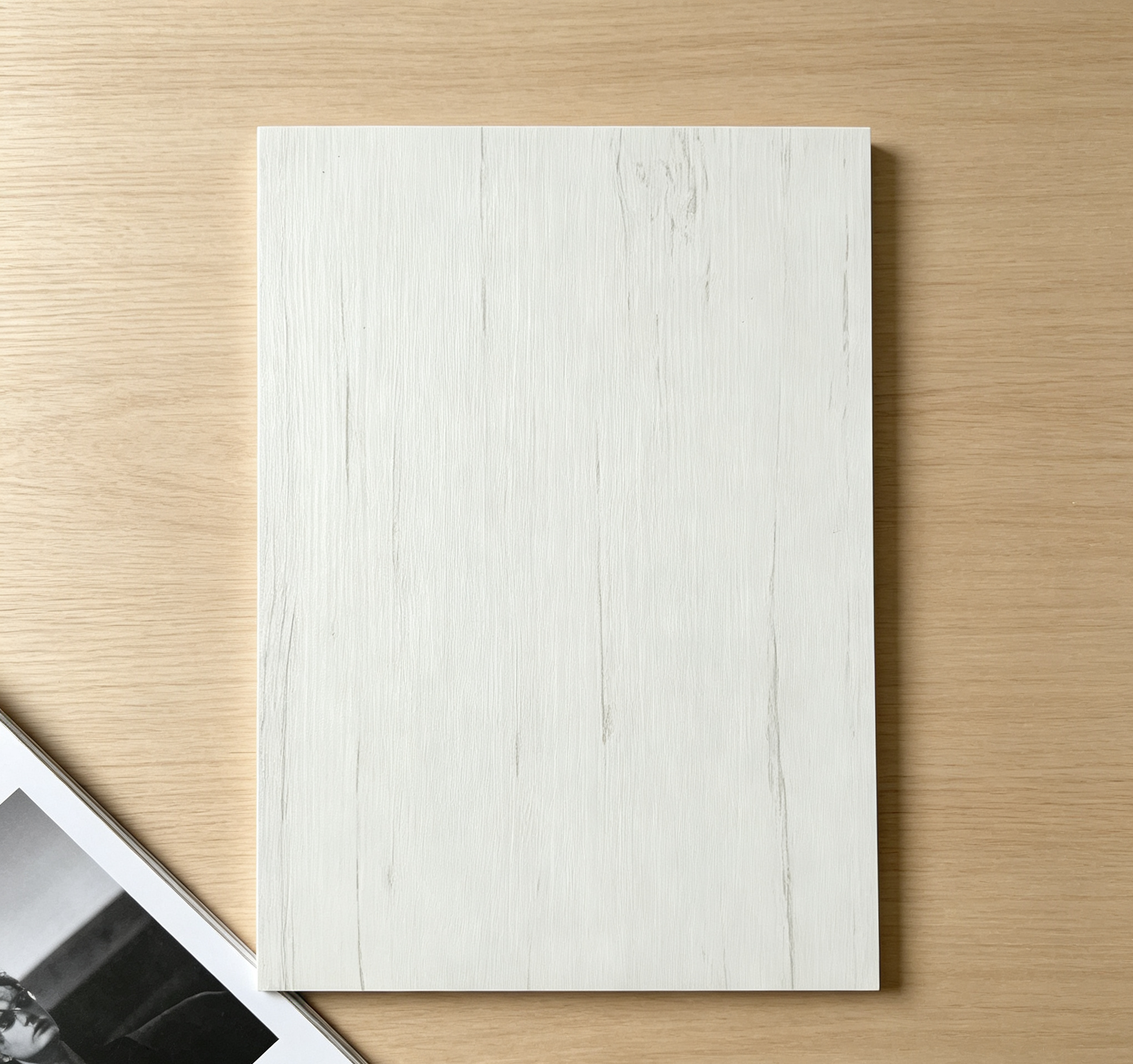 PVC-coated galvanized steel sheet (white oak grain)
