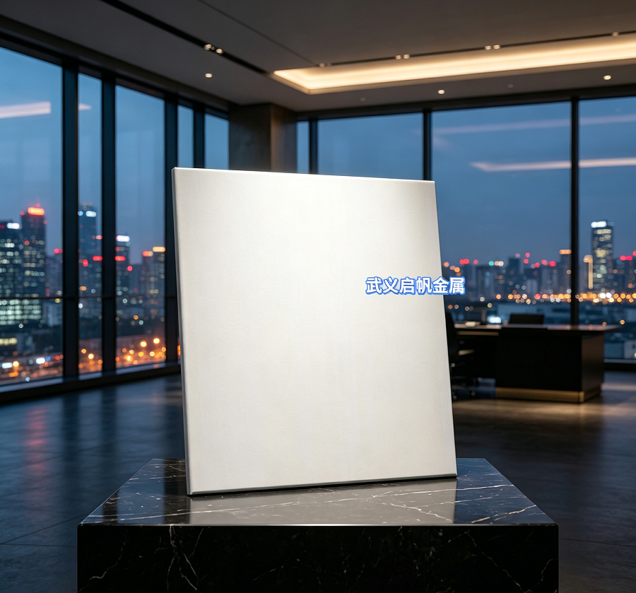 PVC-coated galvanized steel sheet (silver-white)